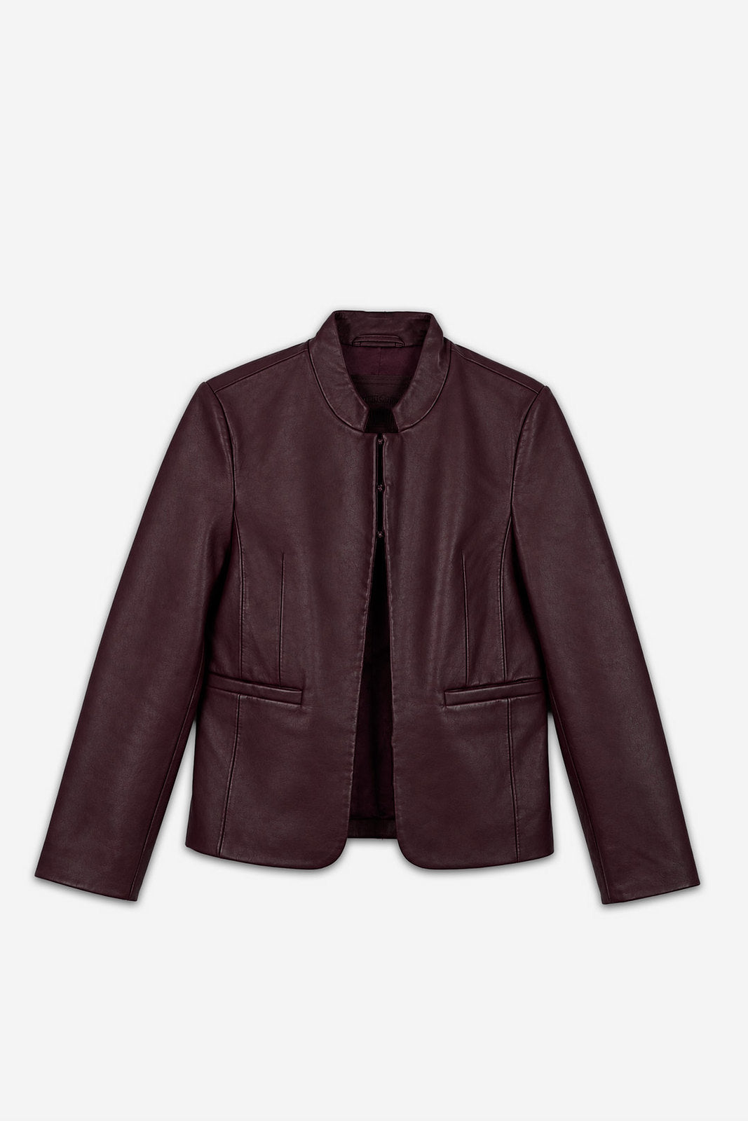 Blazer Piel Berenjena