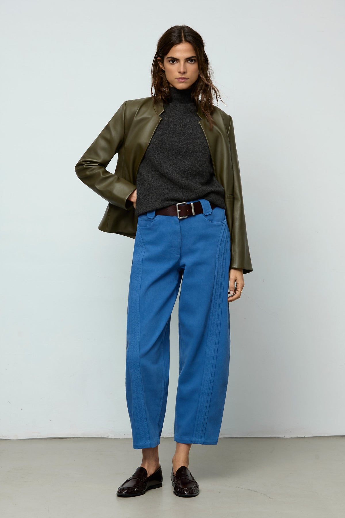 Blazer Piel Verde