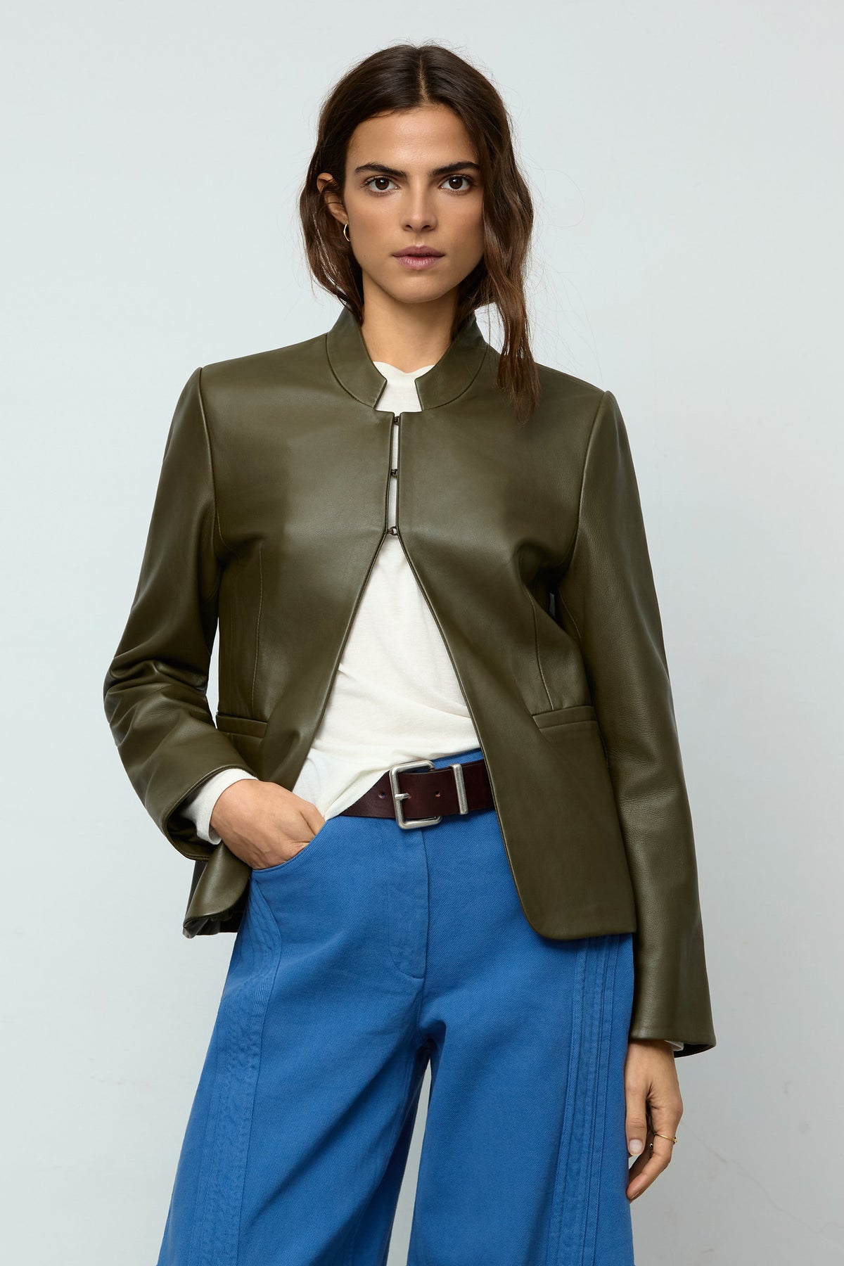 Blazer Piel Verde