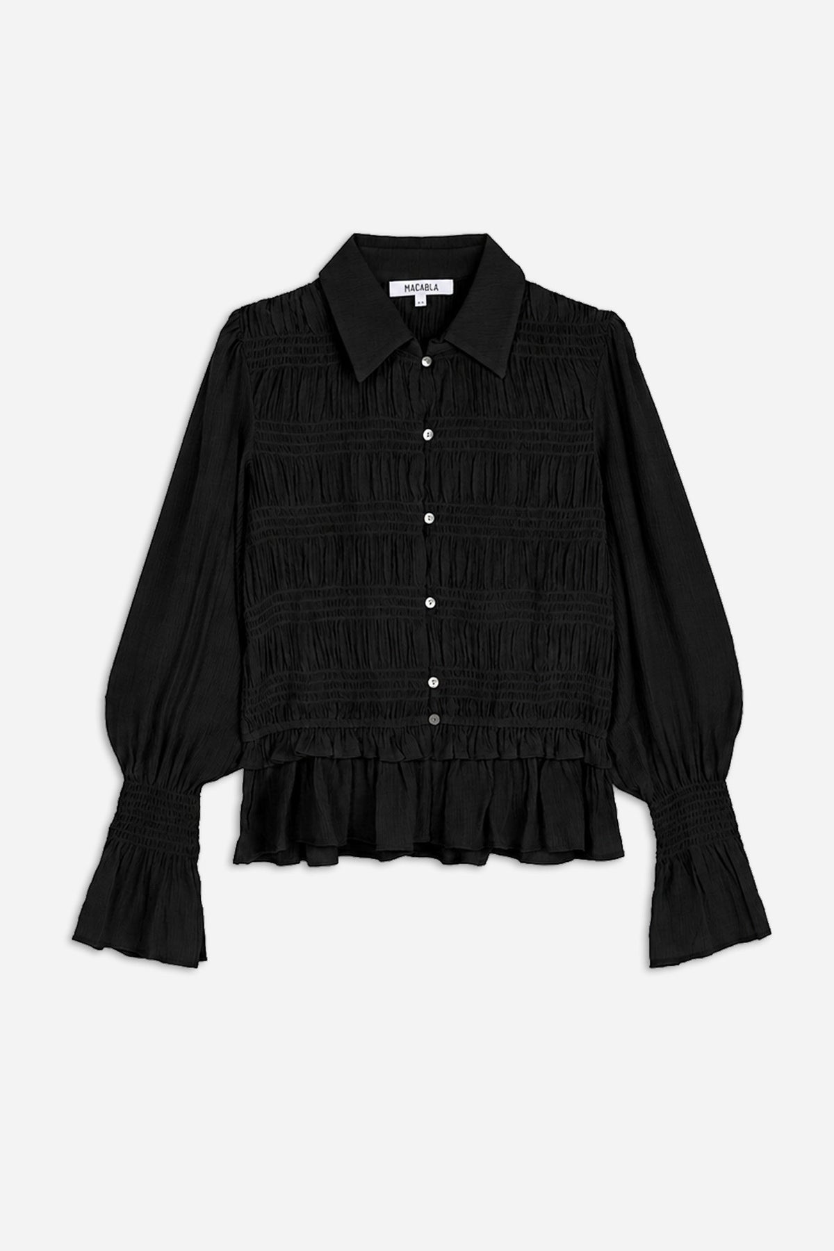 Blusa Engomada Negro