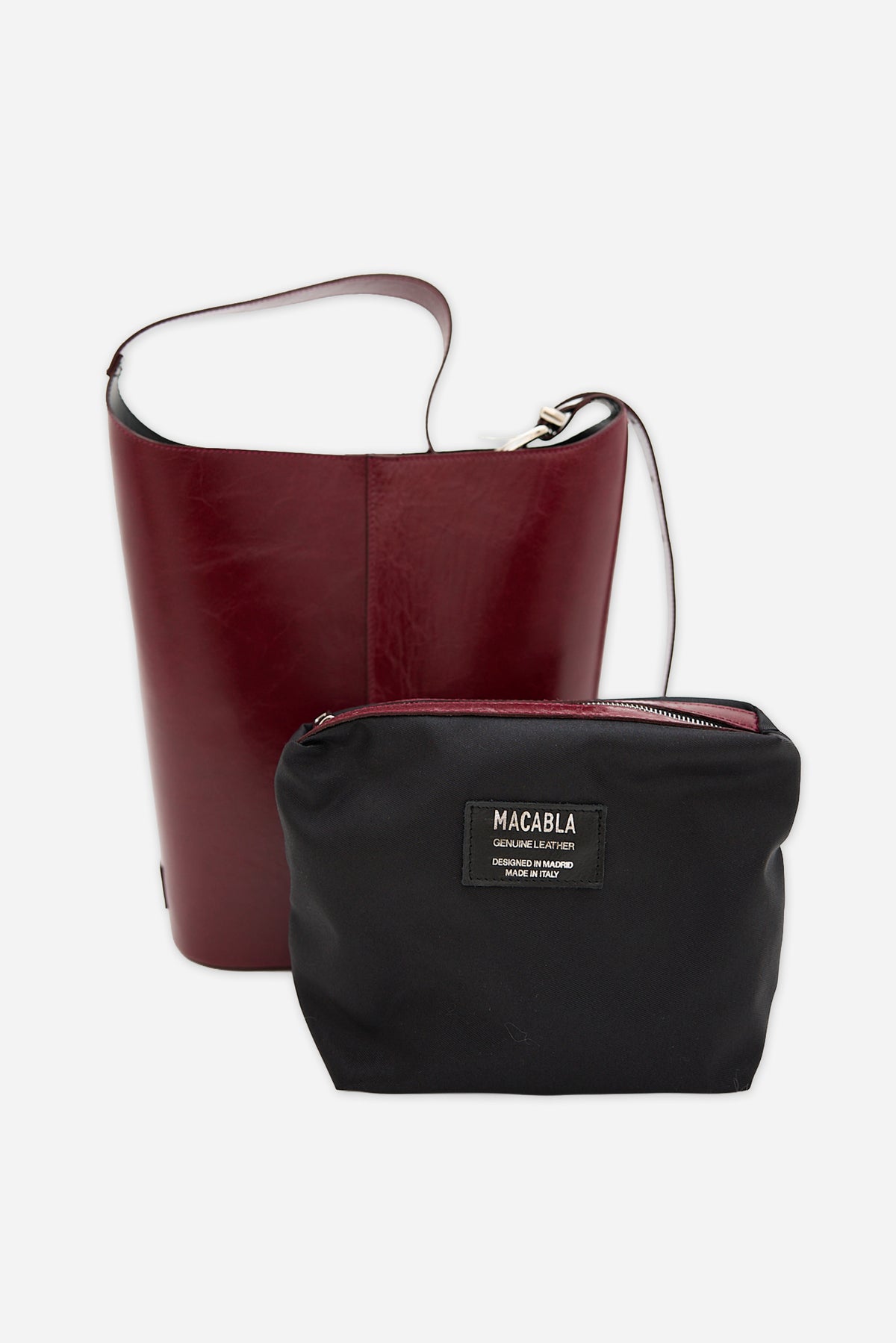Burgundy Bucket Bag