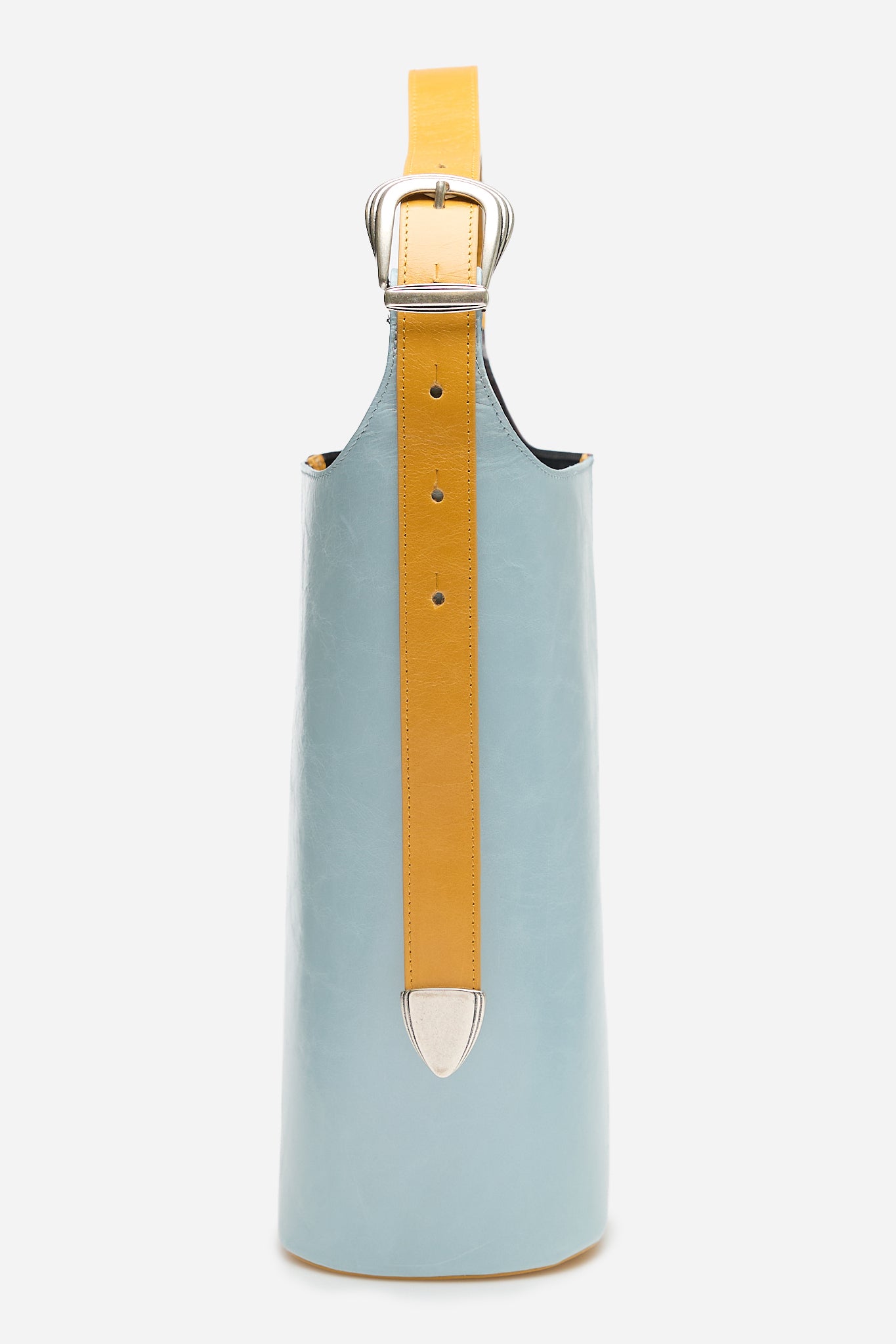 Bolso Saco Celeste y Granate
