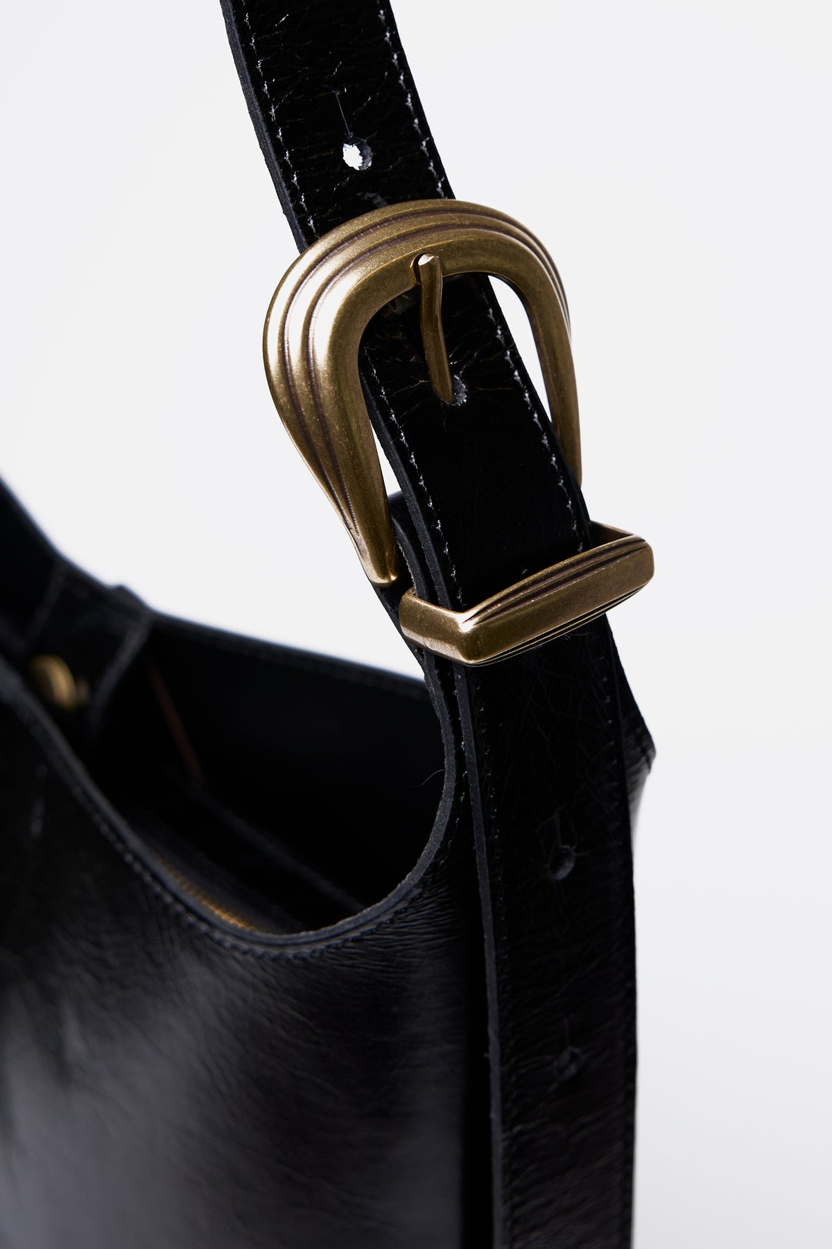 Black Bucket Bag