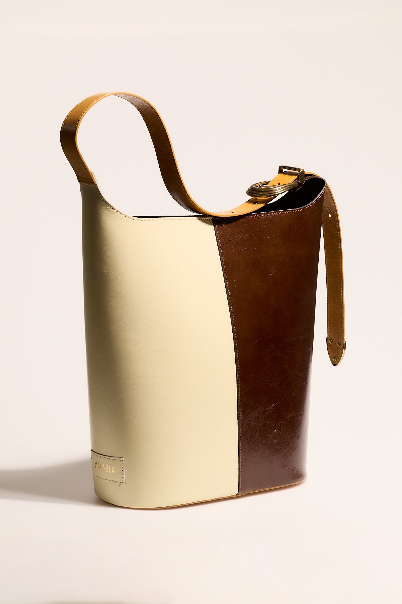 Sac Seau Marron et écru