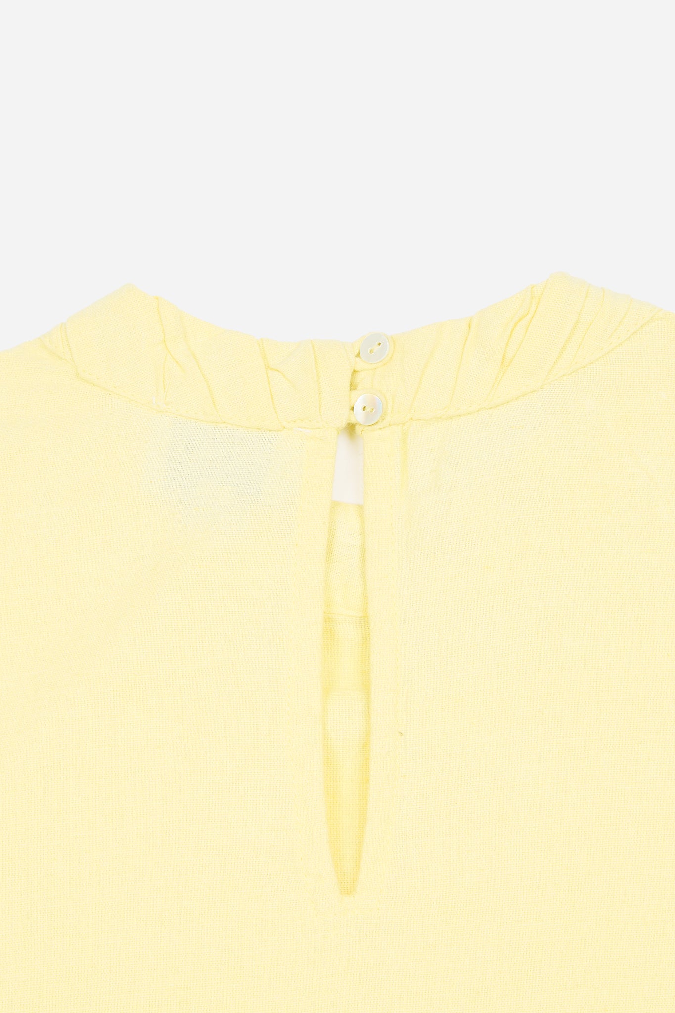 Top Botones Nácar Amarillo