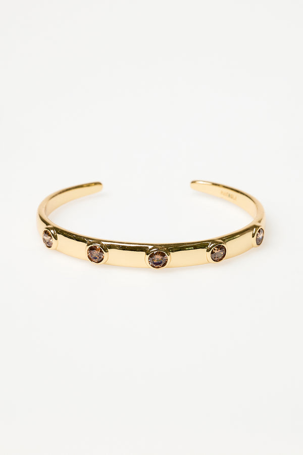 Bracelet Zircons Marrons