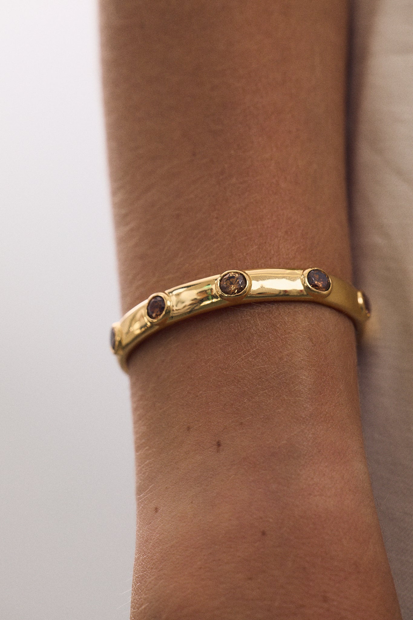 Brown Zirconia Bracelet