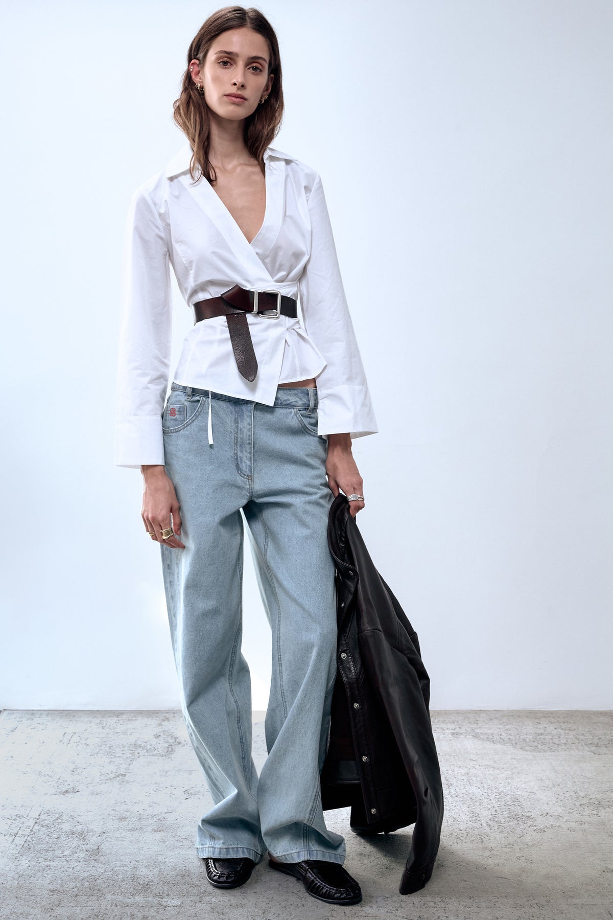 Camisa Lazada Blanca