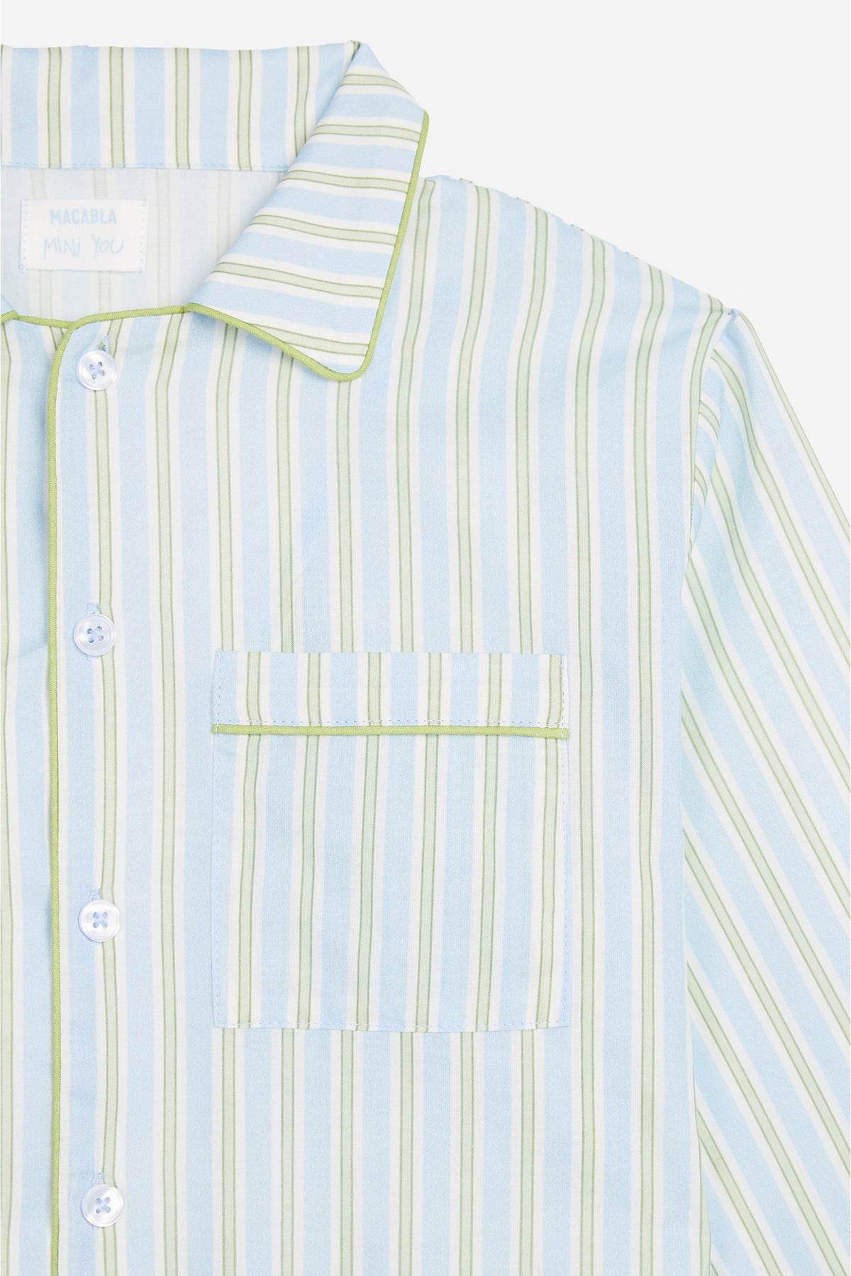 Unisex Blue Striped Pyjamas