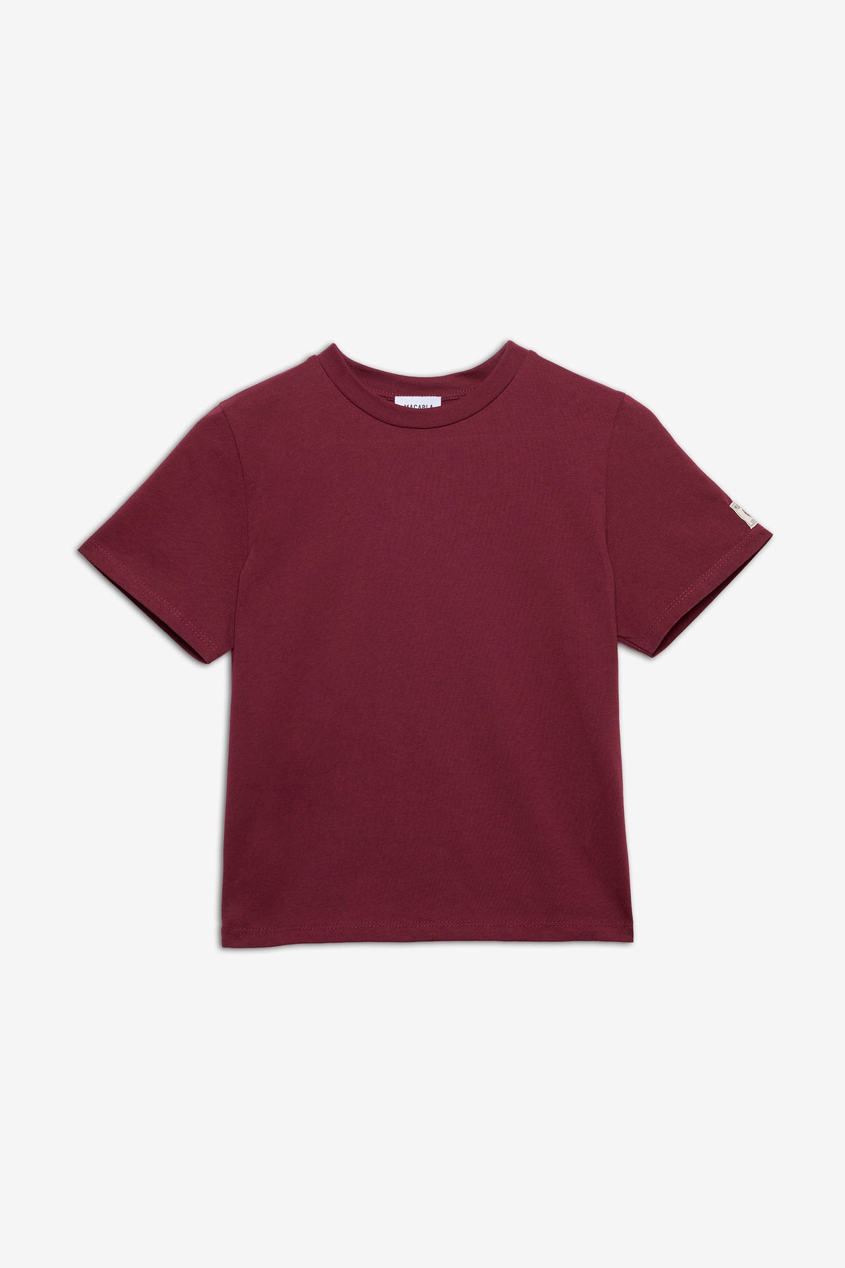 Camiseta Algodón Granate