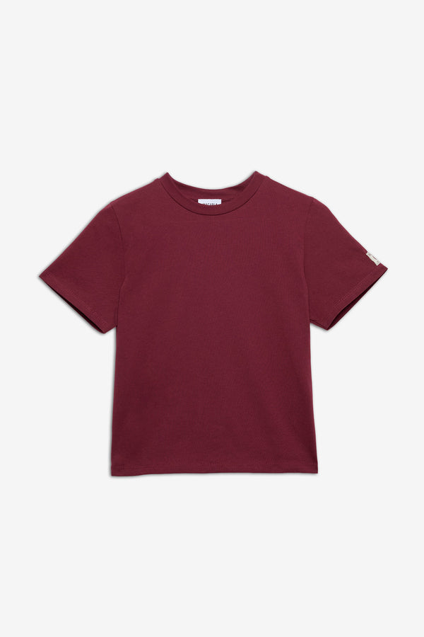 Camiseta Algodón Granate
