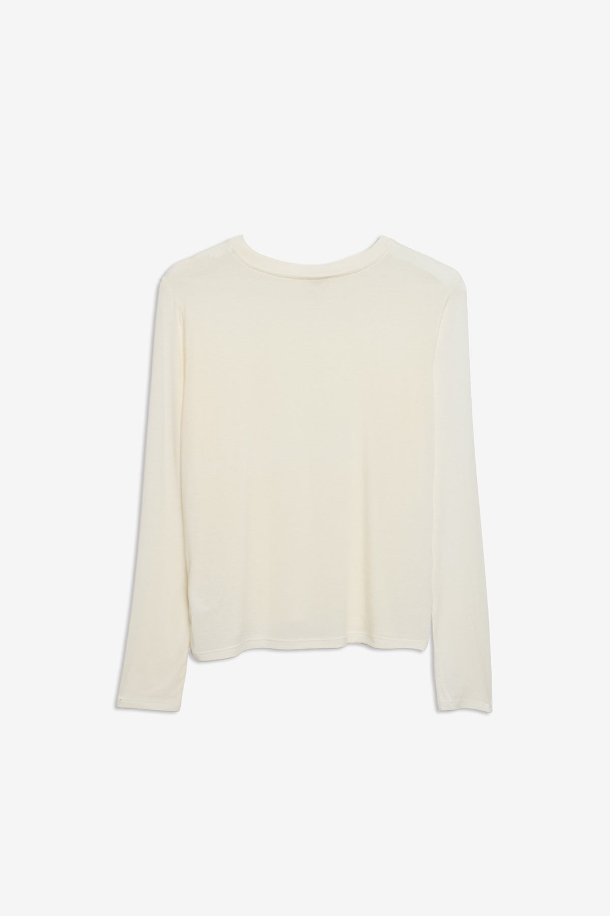 Camiseta Cashmere Manga Larga Crema