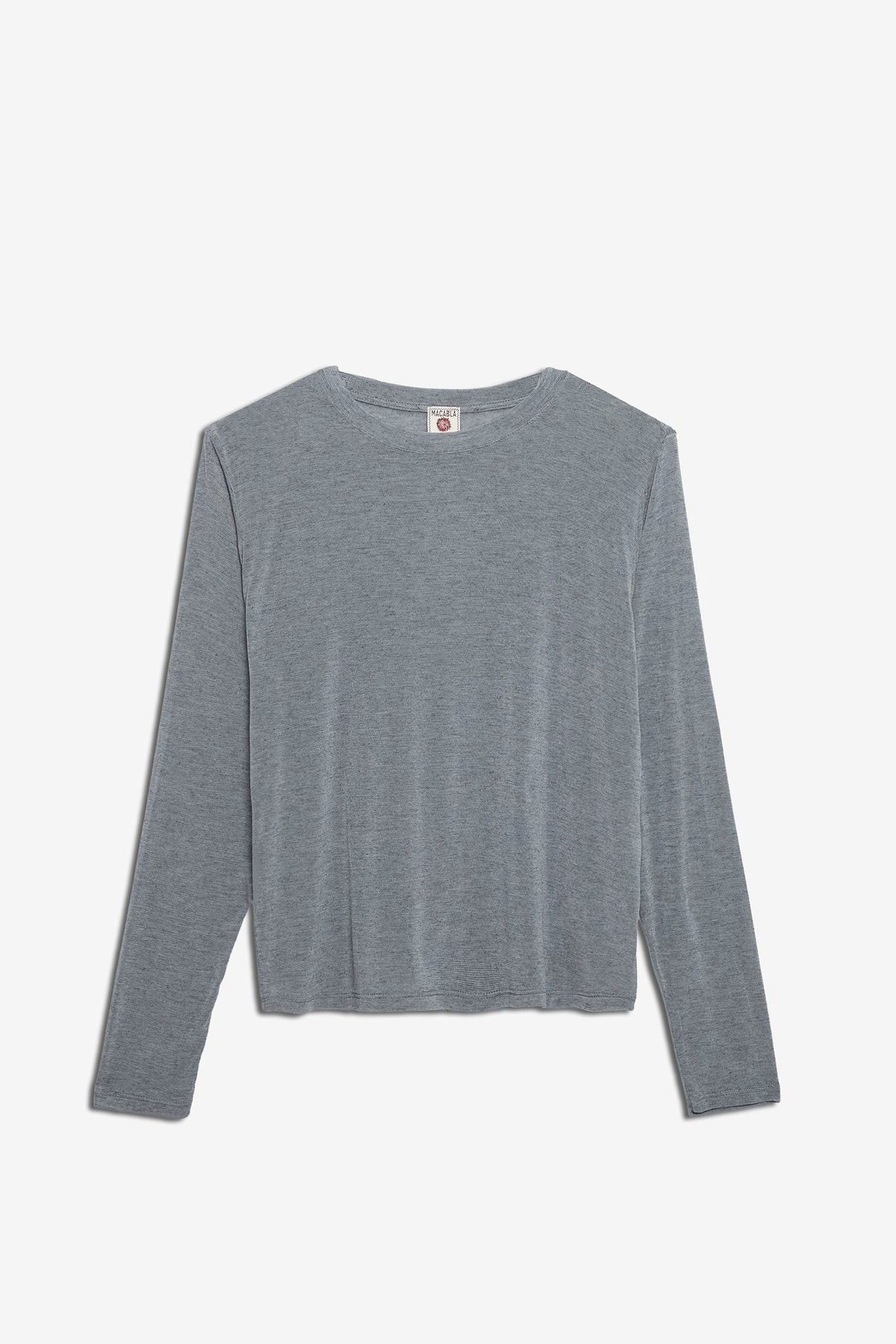 Camiseta Cashmere Manga Larga Gris