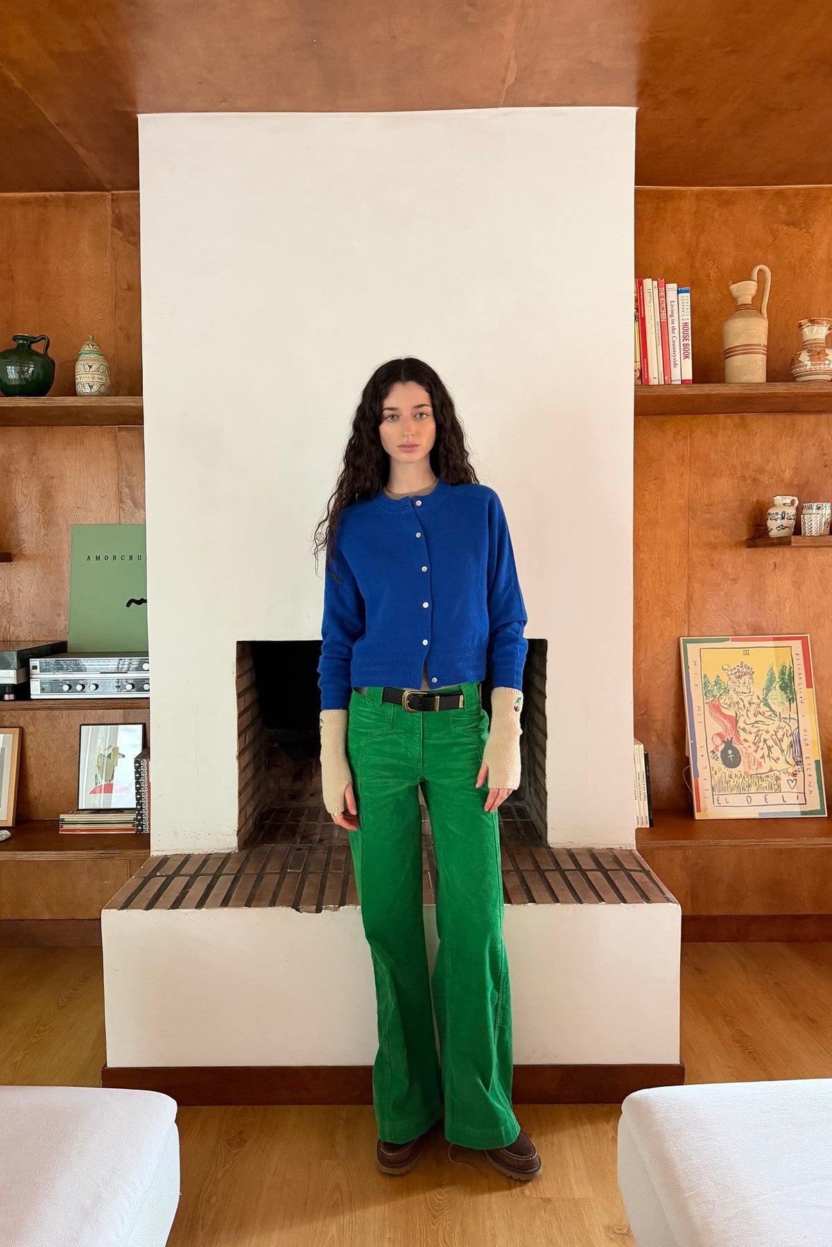 Pantalón Pana Verde