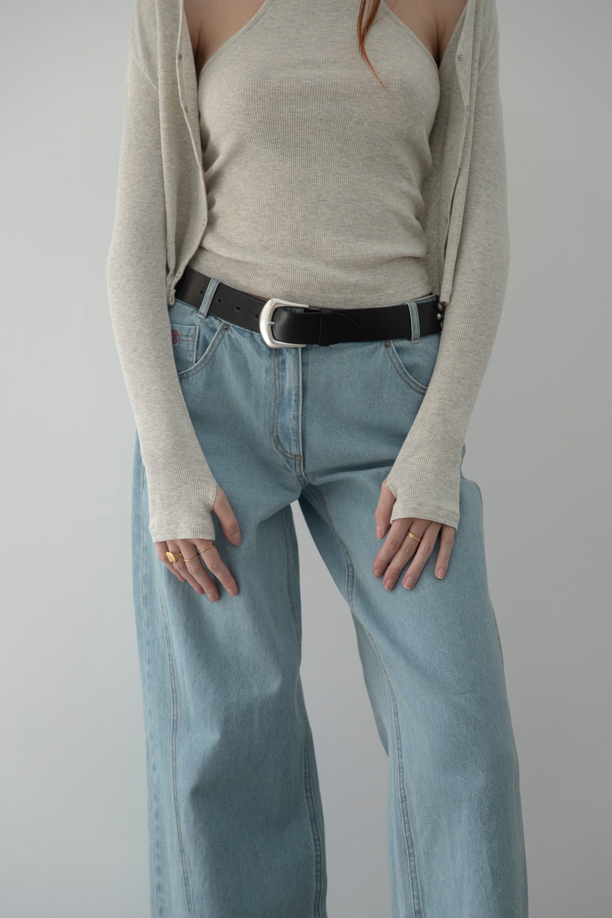 Cardigan Gris