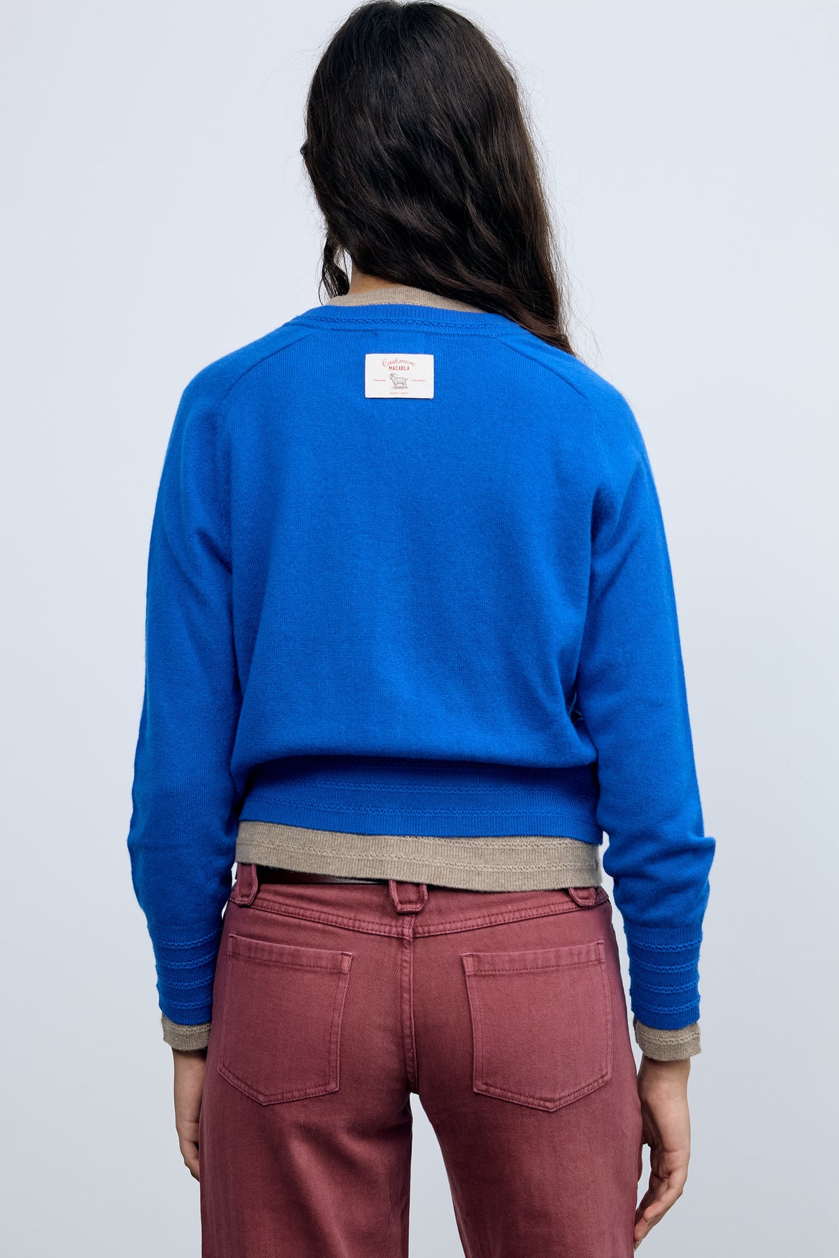Electric Blue Cashmere Cardigan