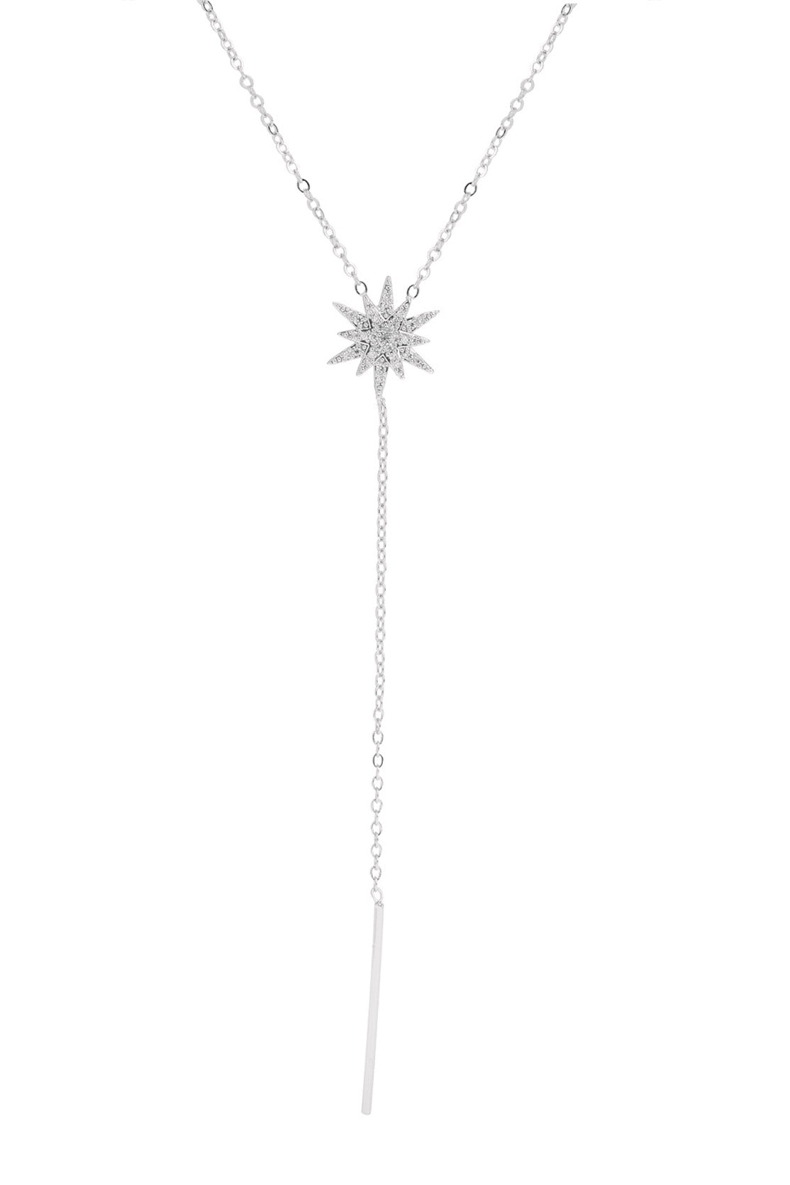 Collar Largo Estrella Blanca