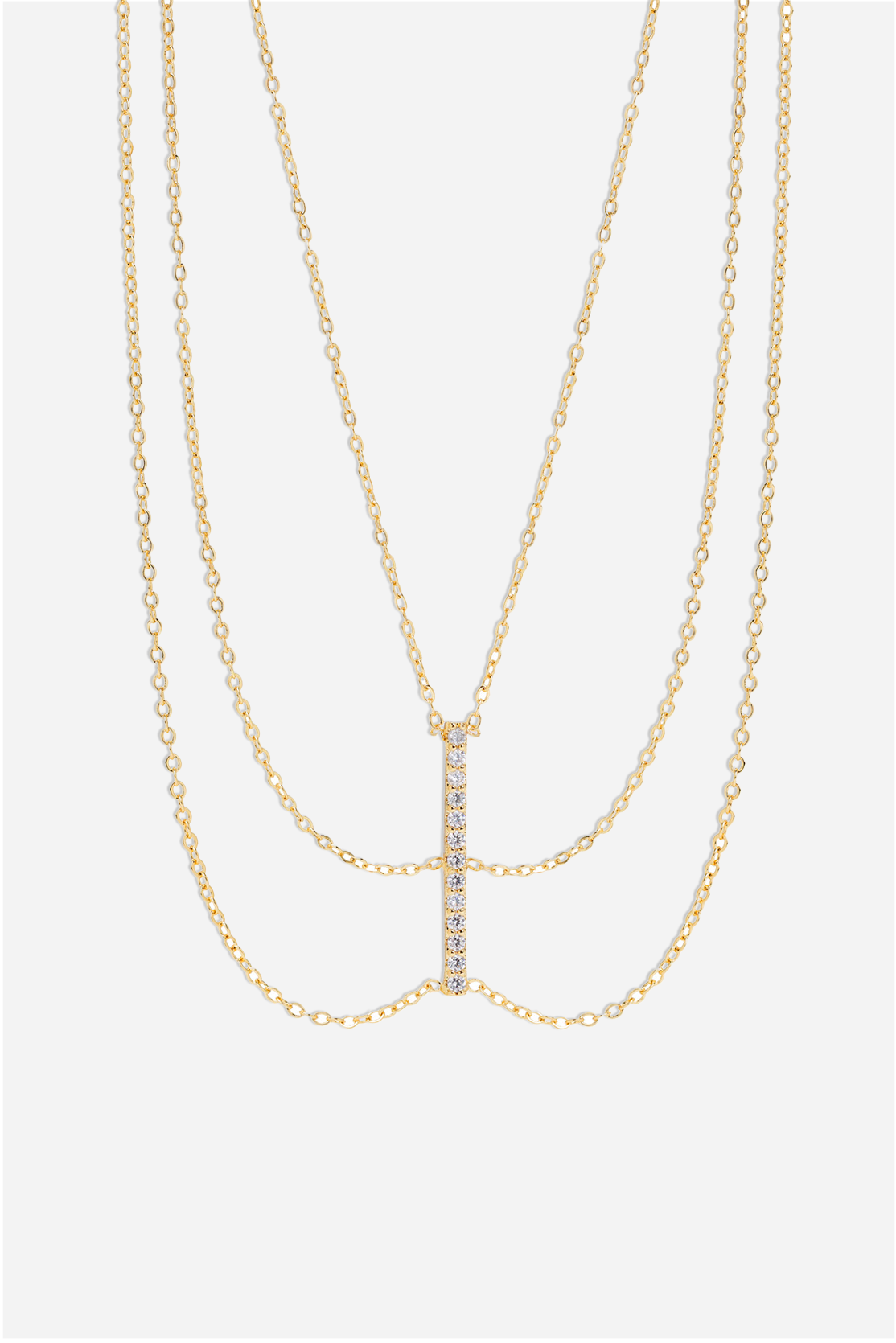 Triple Bar Necklace