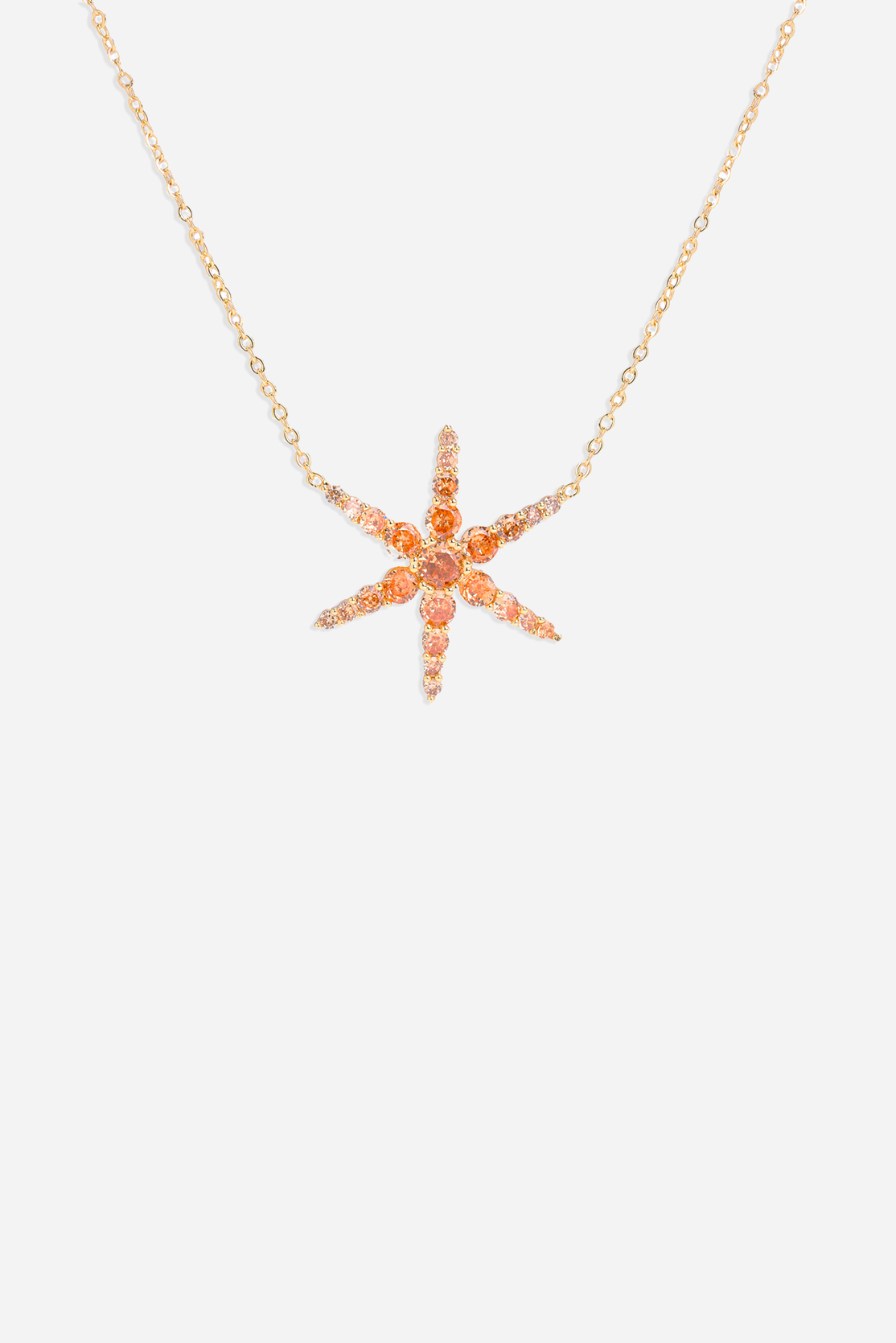 Brown Star Necklace