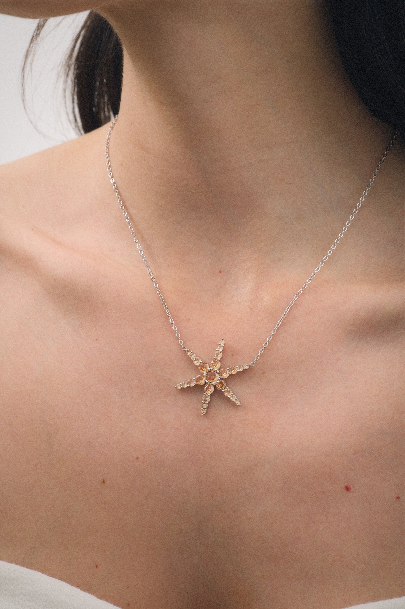 Collar Estrella Marrón
