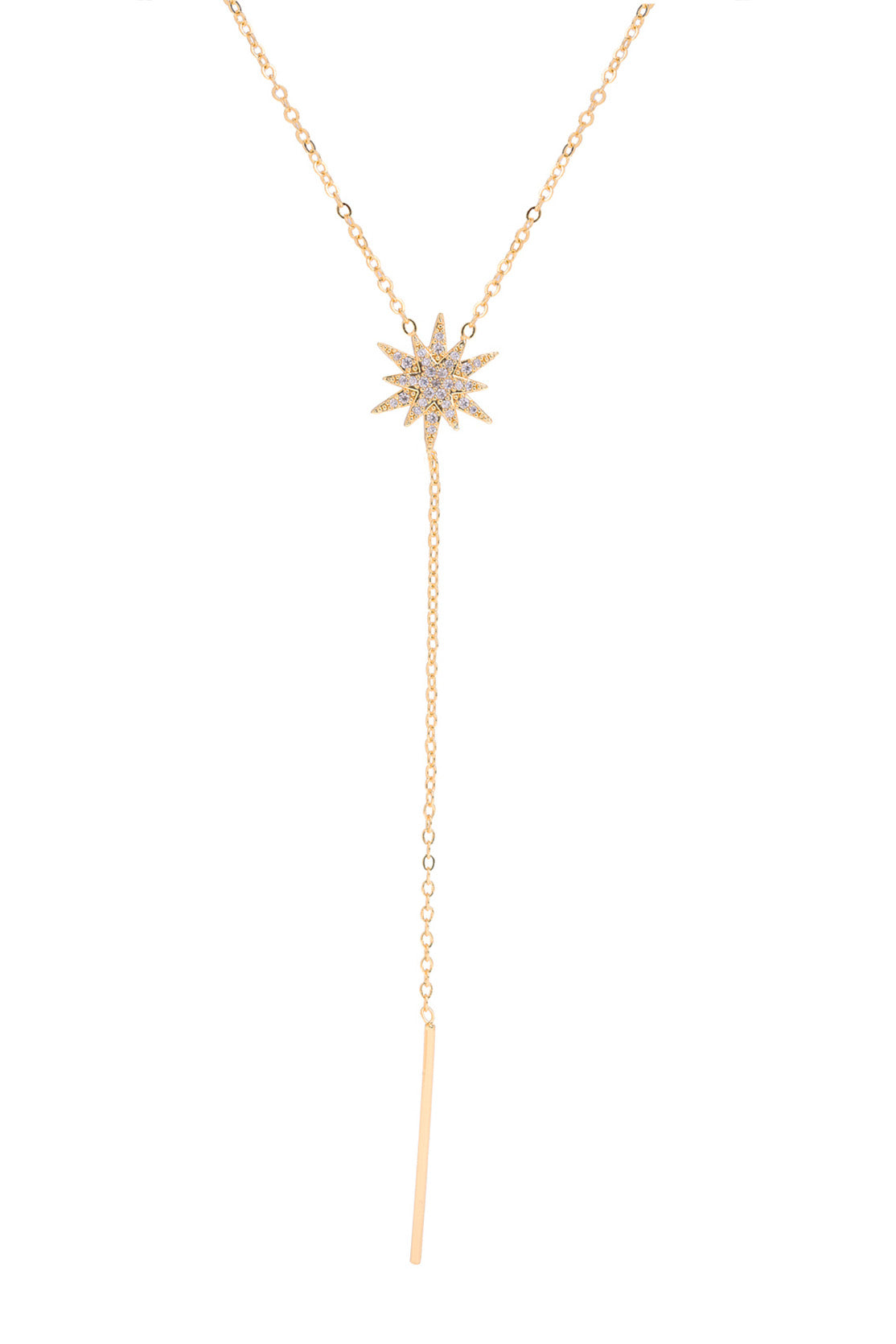 Collar Largo Estrella Blanca