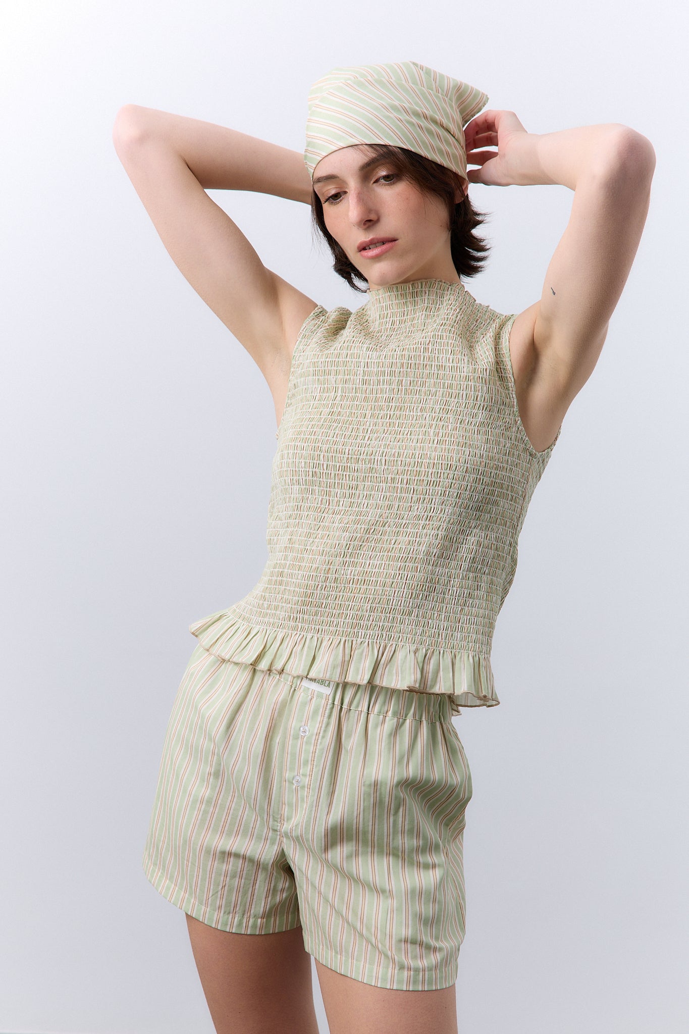 Bandana Rayures Vertes