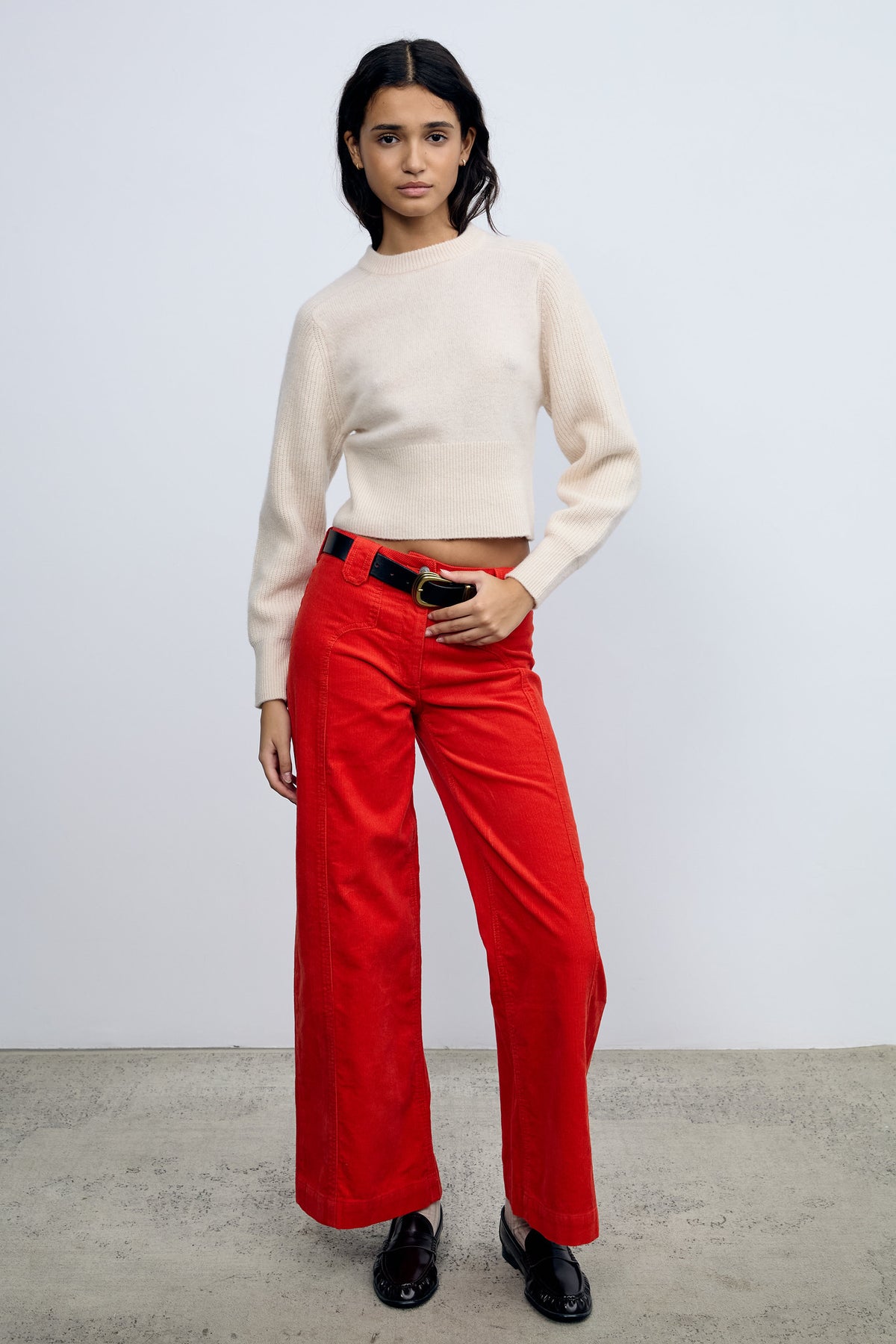 Jersey Cropped Crudo
