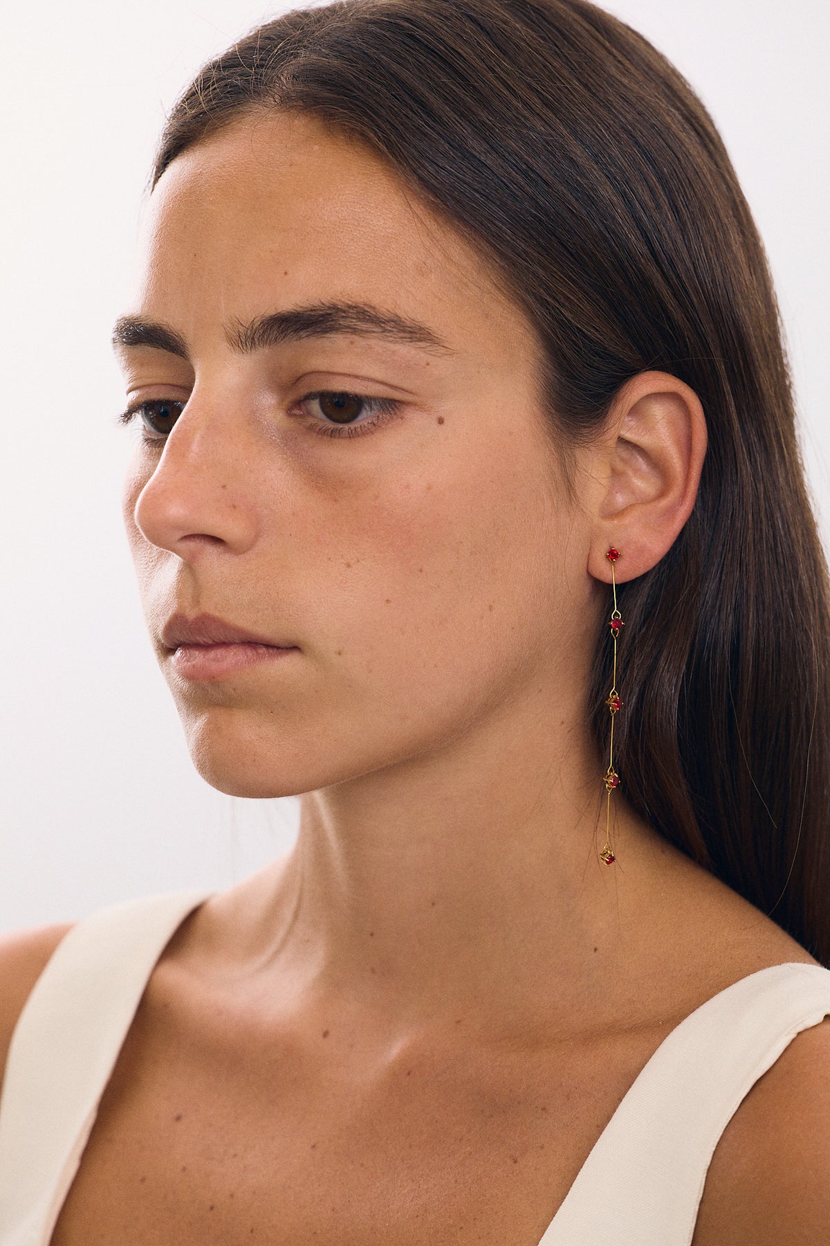 Red Detachable Earrings (pair)