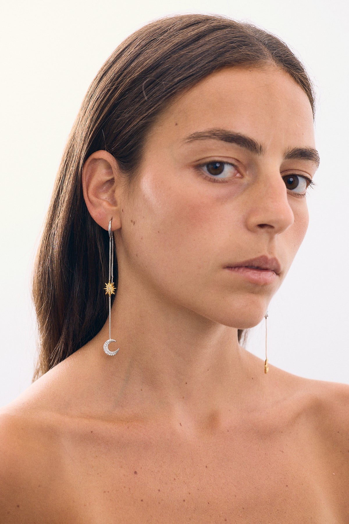 Double Chain Day and Night Earrings (Unit)