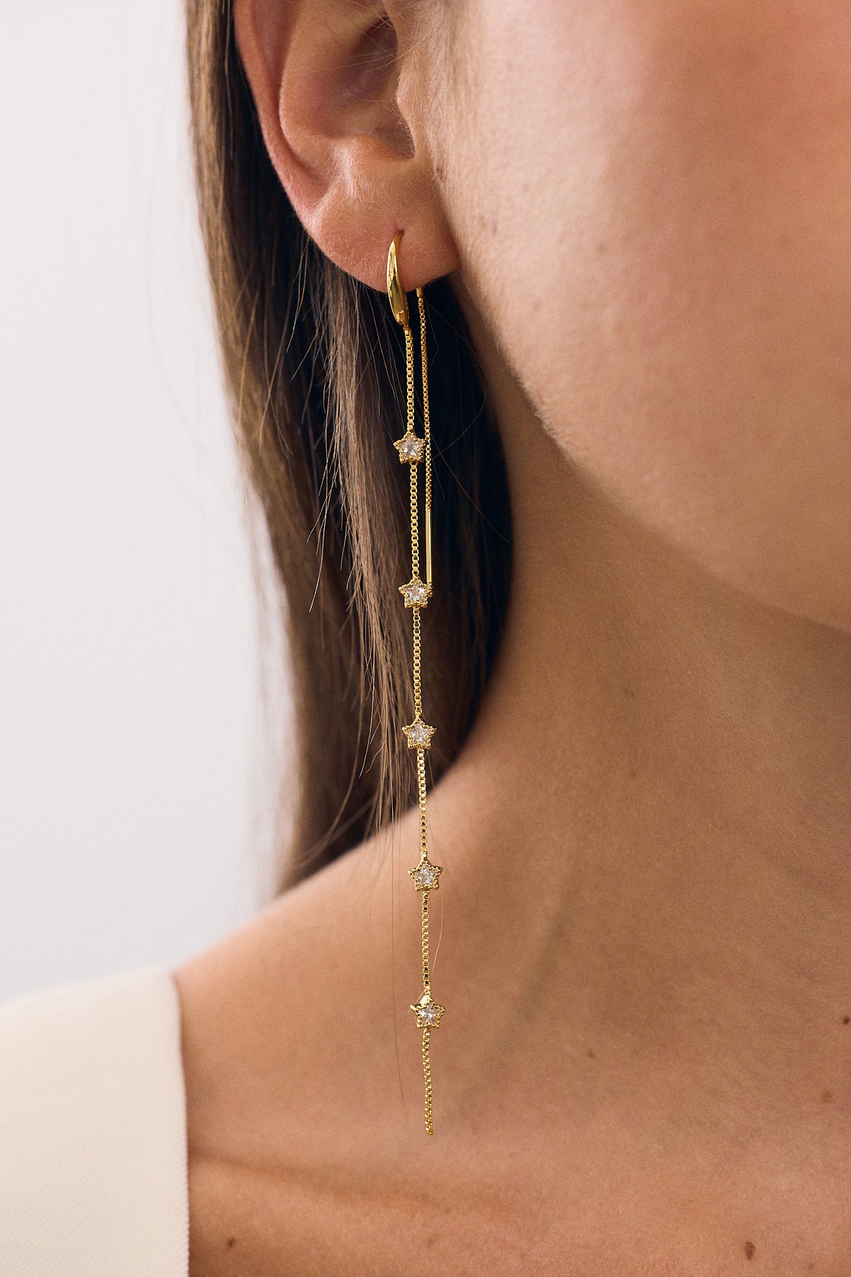 Star Chain Earring (Unit)