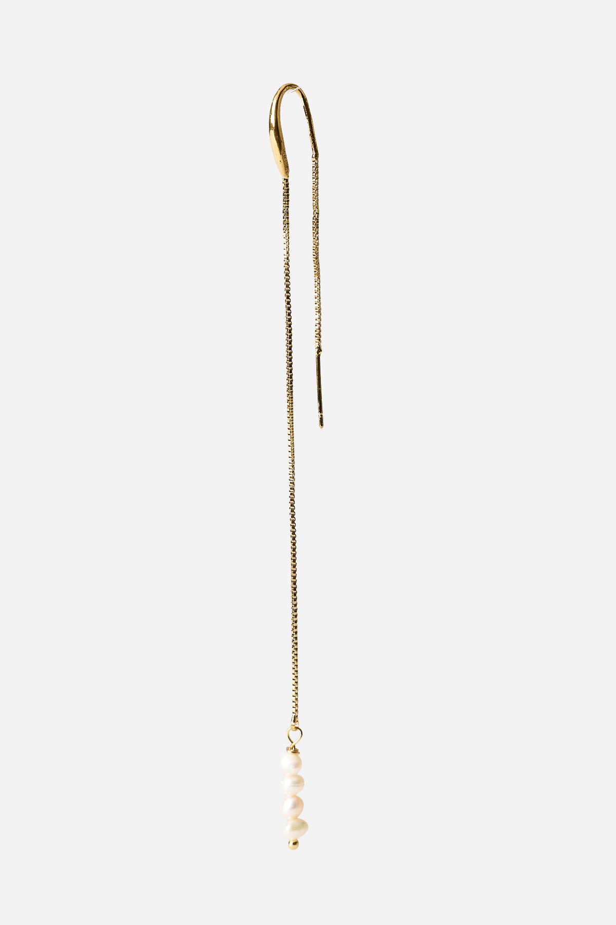 Double Pearl Chain Earring (Unit)