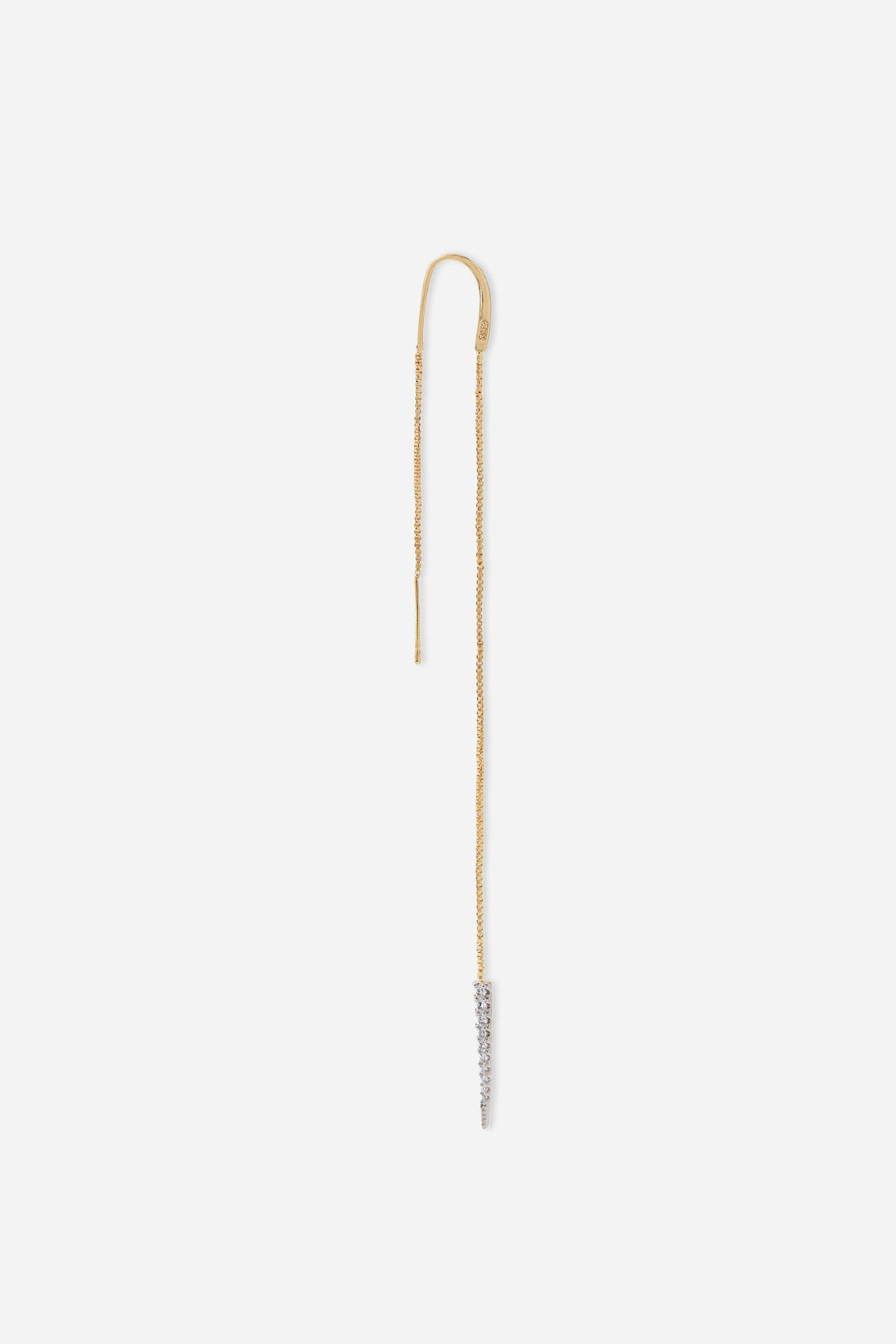 Double Chain Flare Mix Earring (Unit)