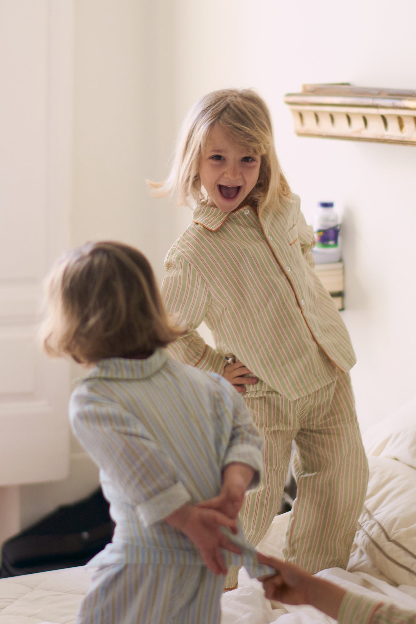 Pyjama Rayé Vert Kids