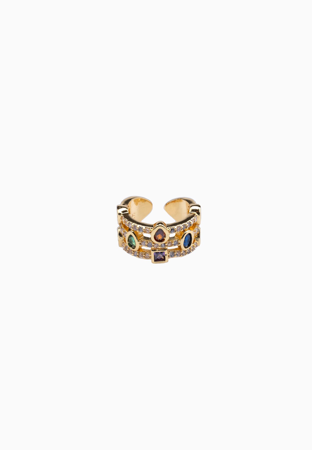 Multi Zirconia Earcuff