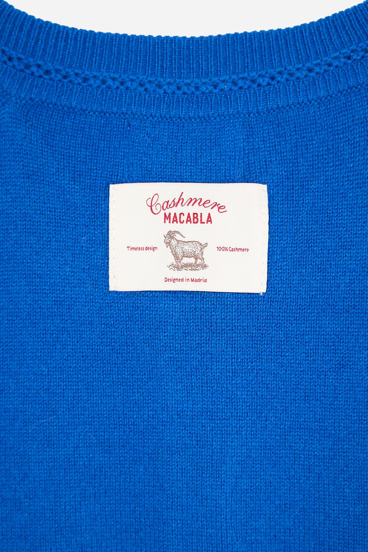 Electric Blue Cashmere Cardigan