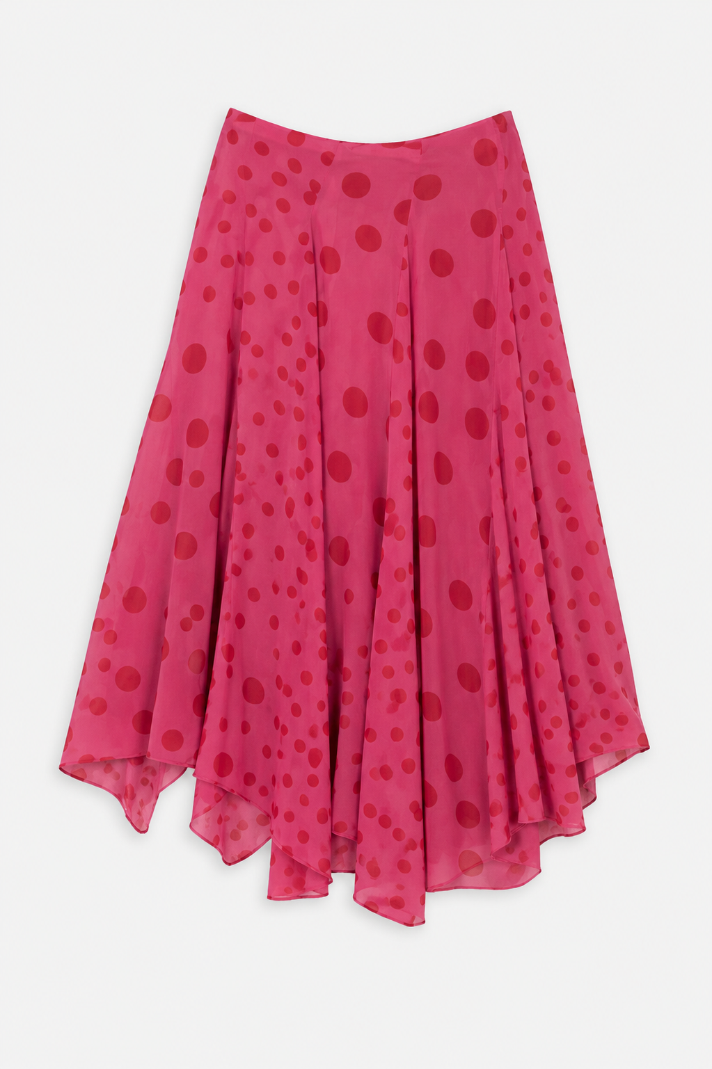 Falda Paneles Lunares Rosa