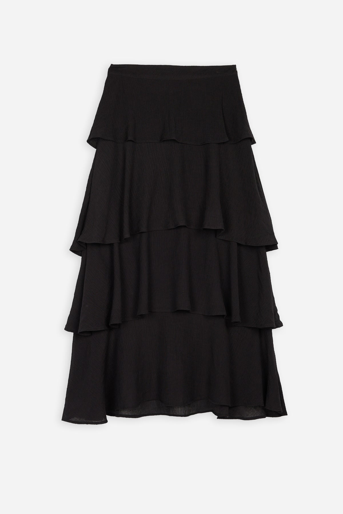 Falda Volantes Negro