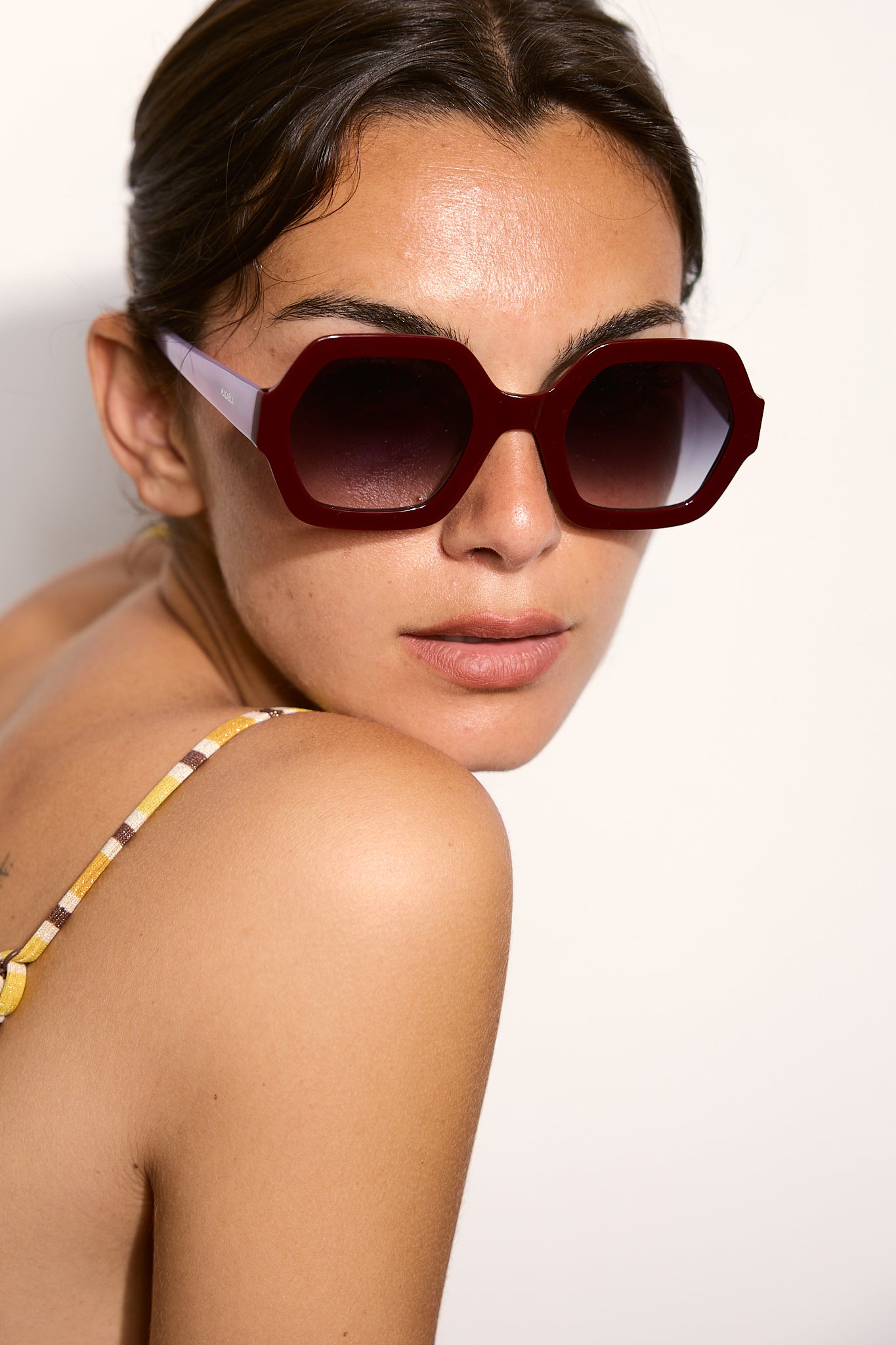 Lunettes de Soleil Lola Grenat et Lilas
