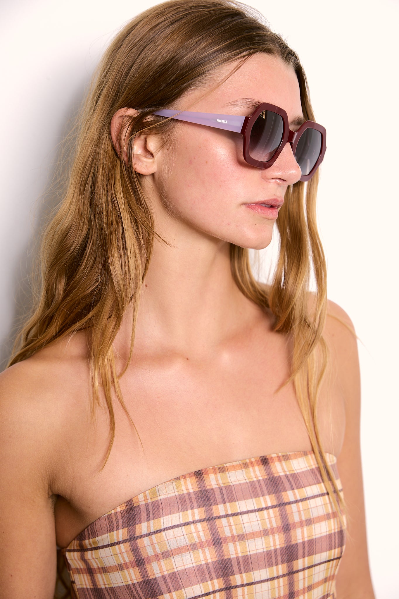 Lunettes de Soleil Lola Grenat et Lilas