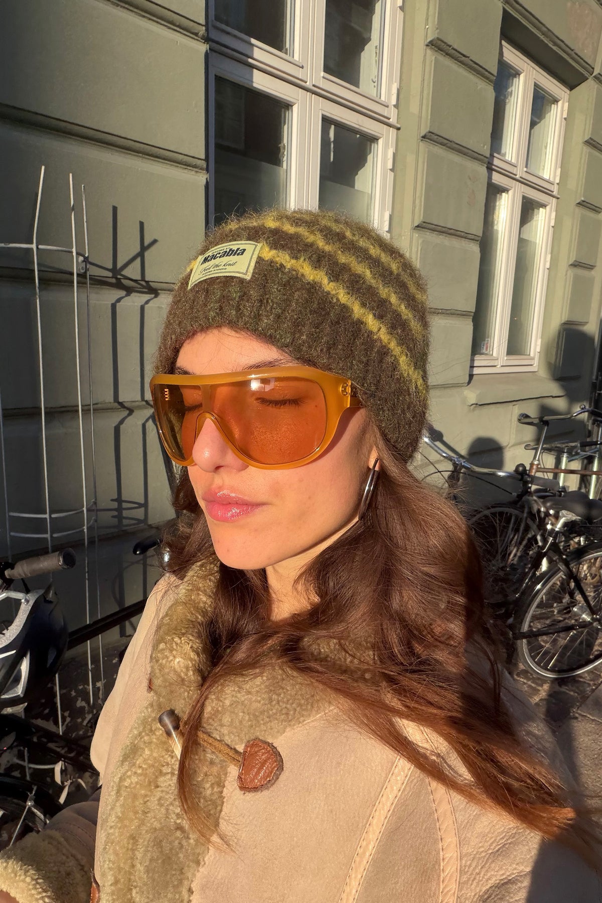 Gorro Fuzzy Verde y Lima
