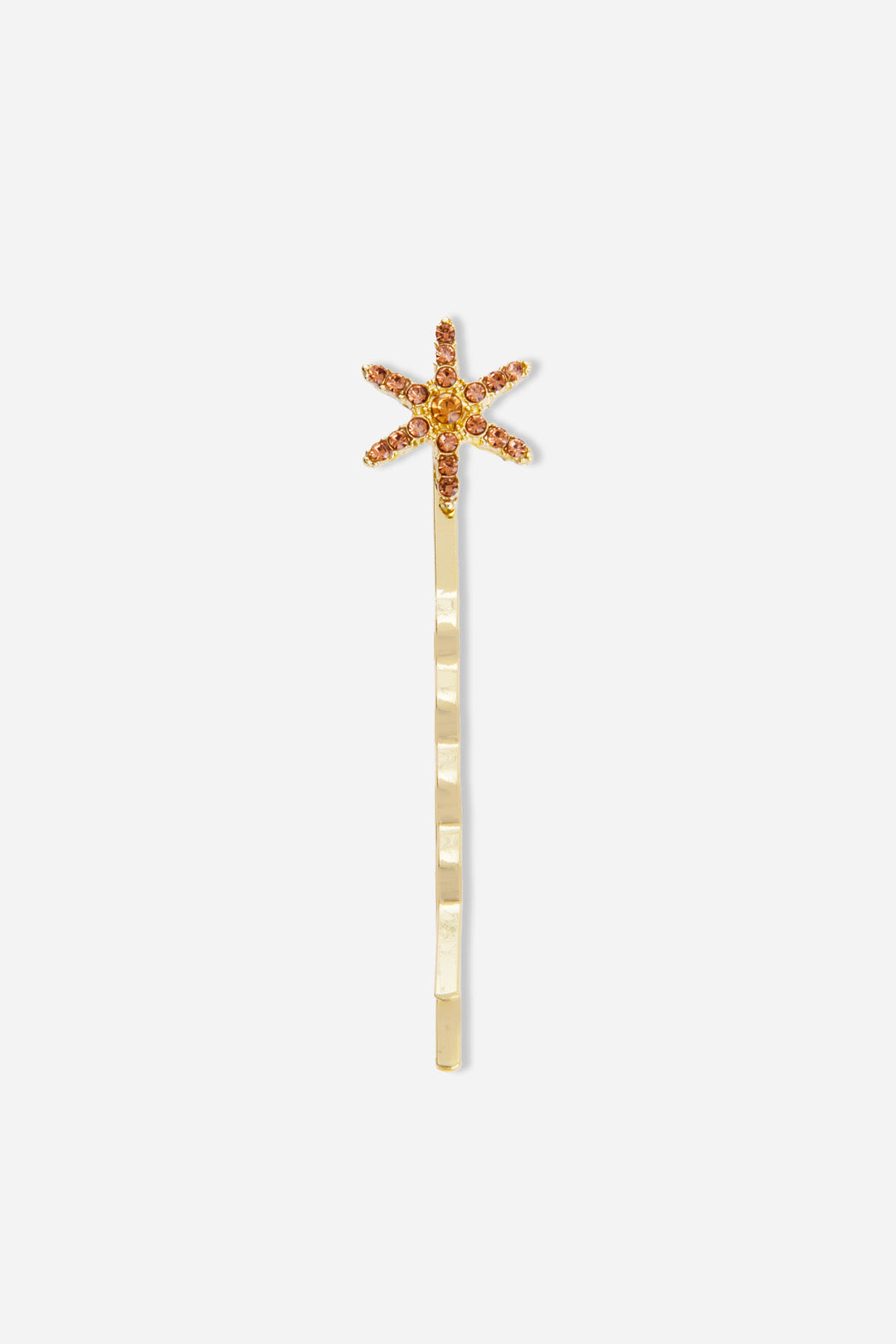 Brown Star Hairpin