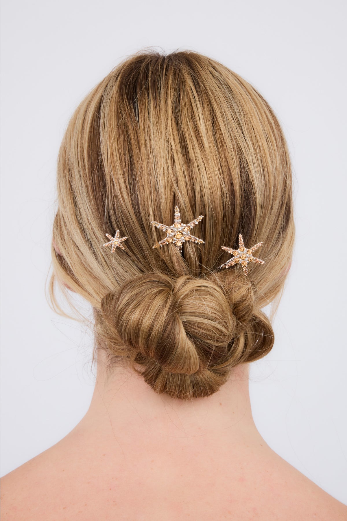 Brown Star Hairpin