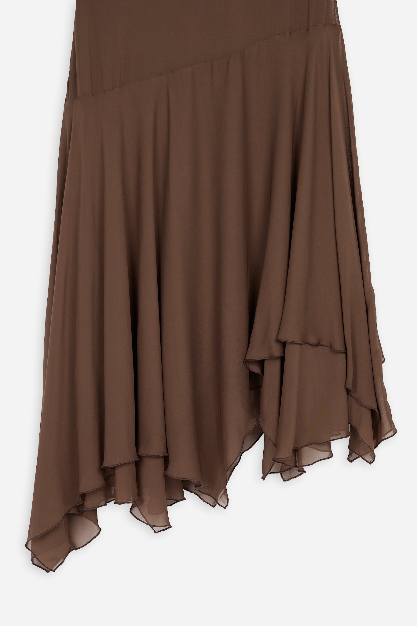 Robe bustier marron
