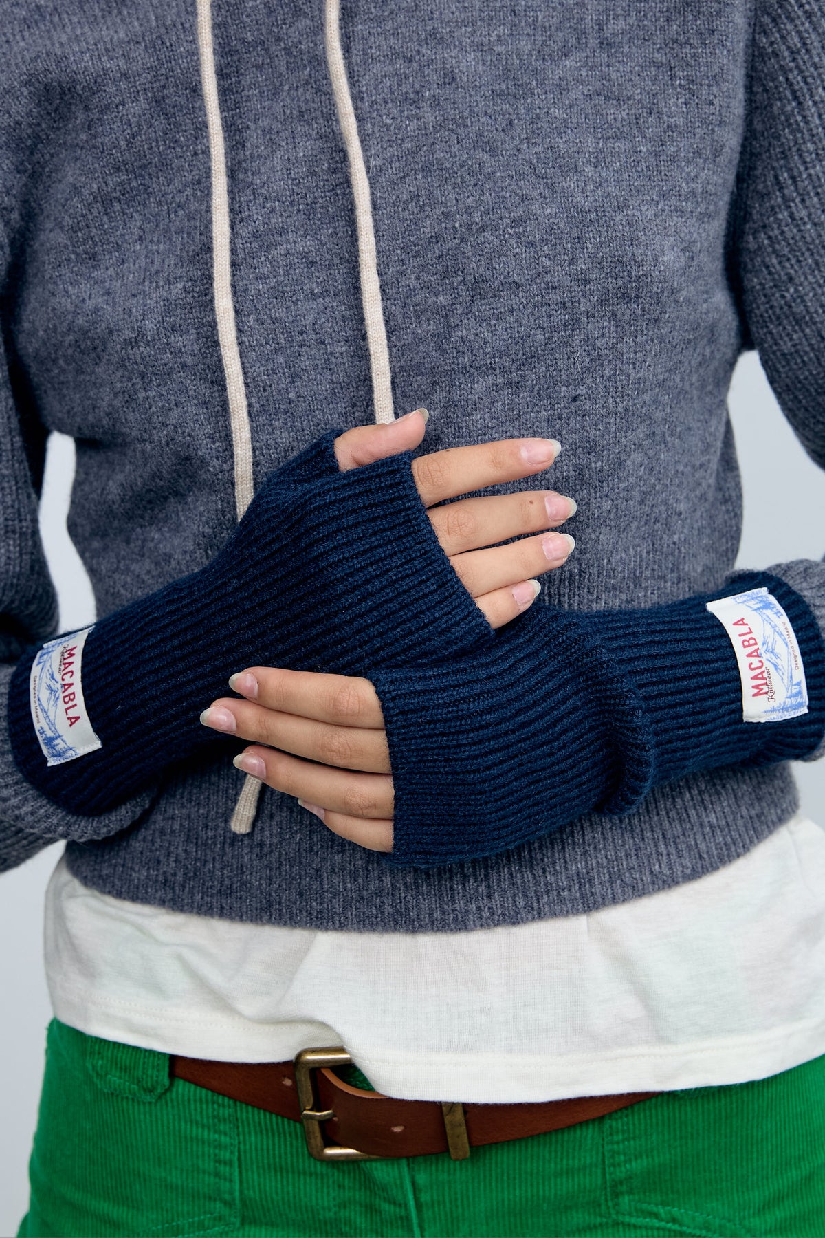 Navy Blue Mittens