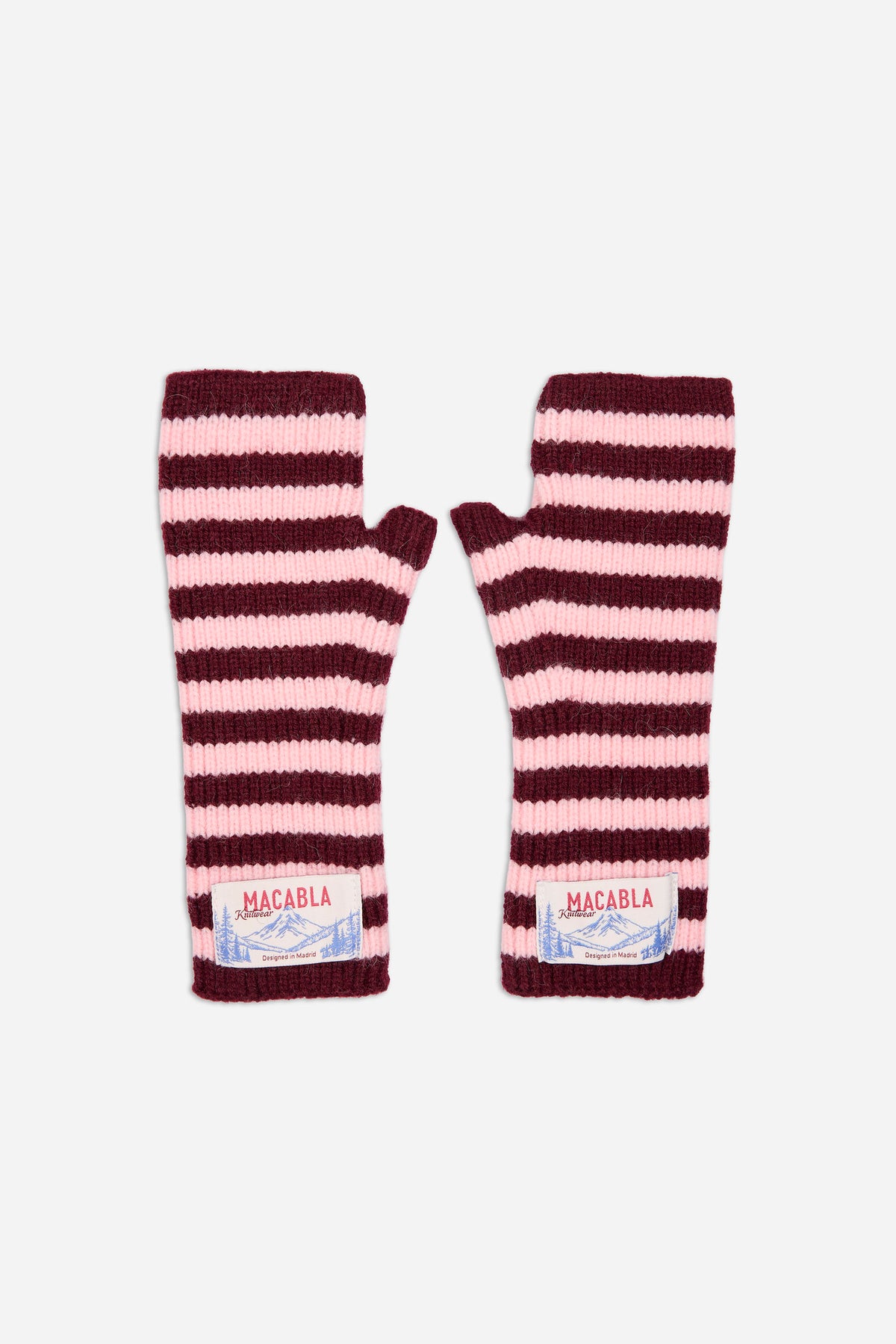 Garnet and Pink Mittens