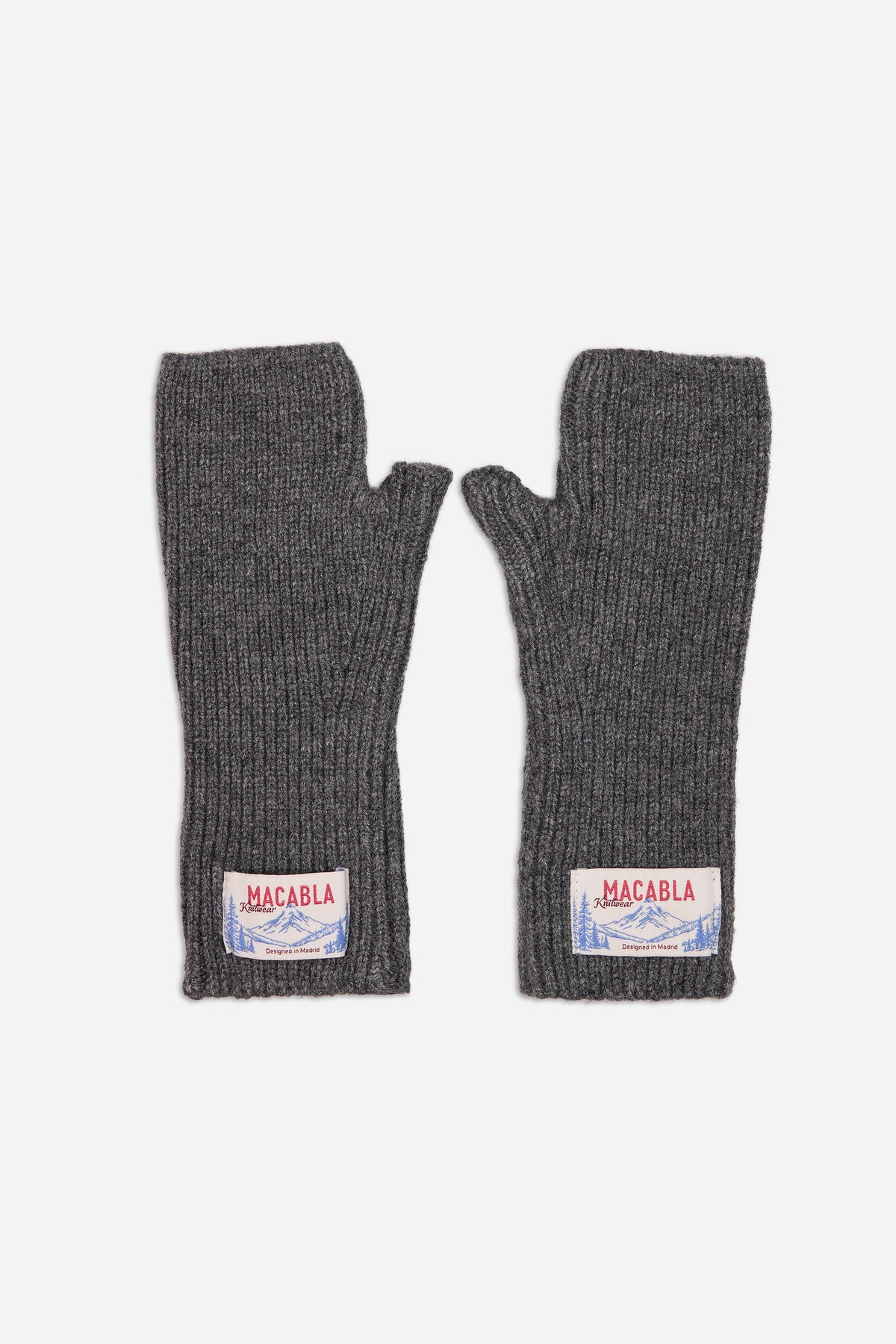 Dark Gray Mittens