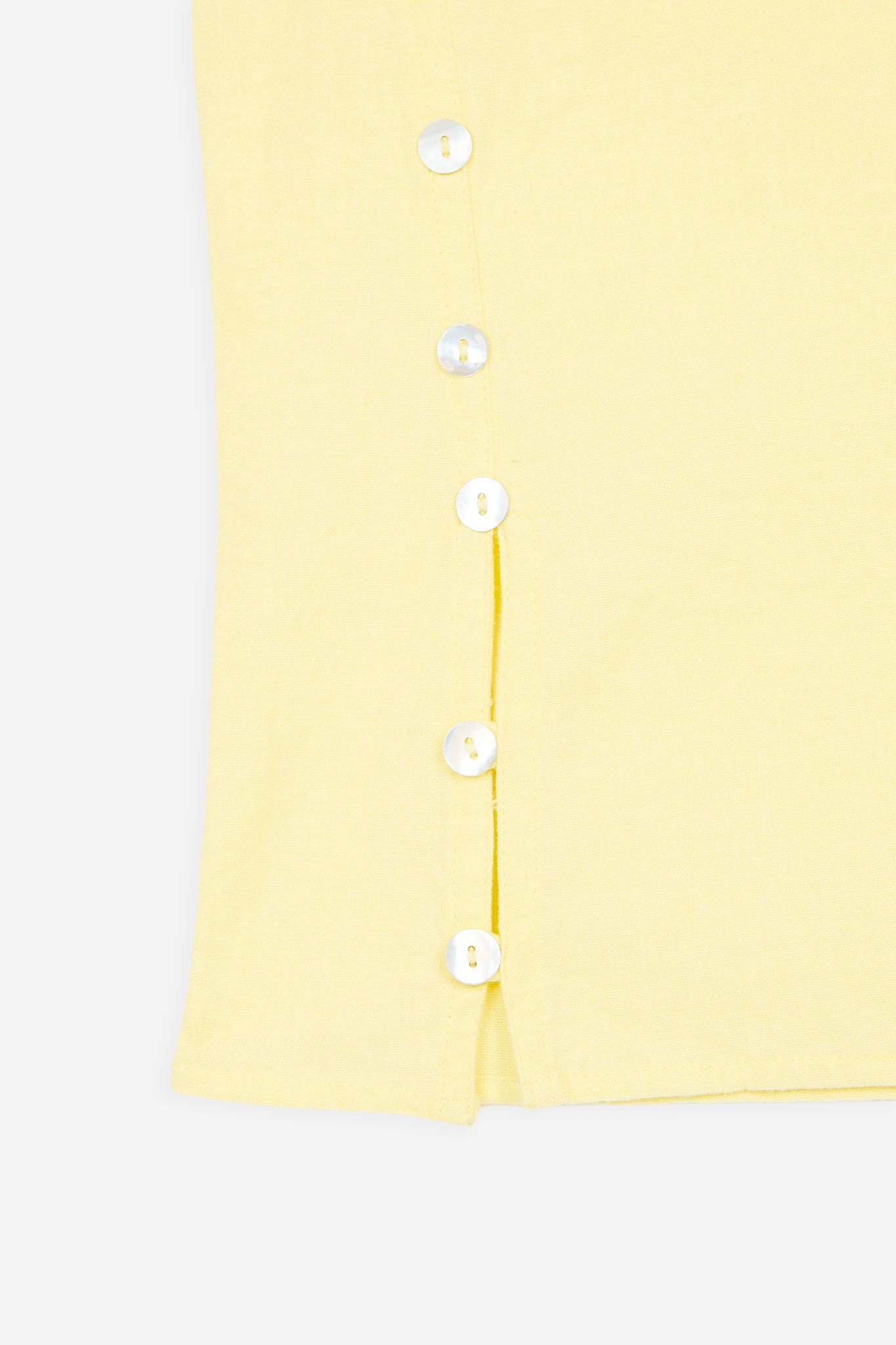 Top Botones Nácar Amarillo