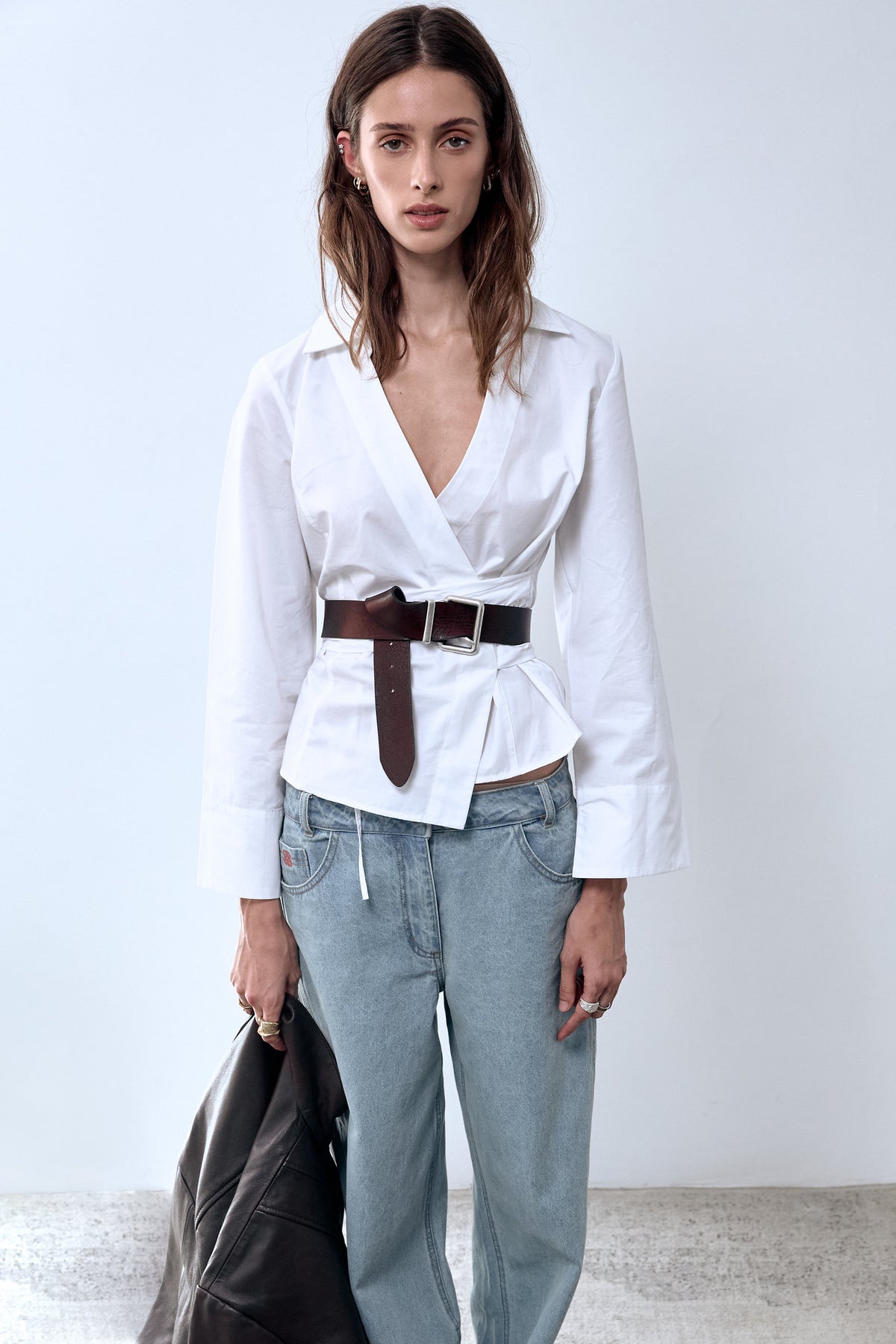 Camisa Lazada Blanca