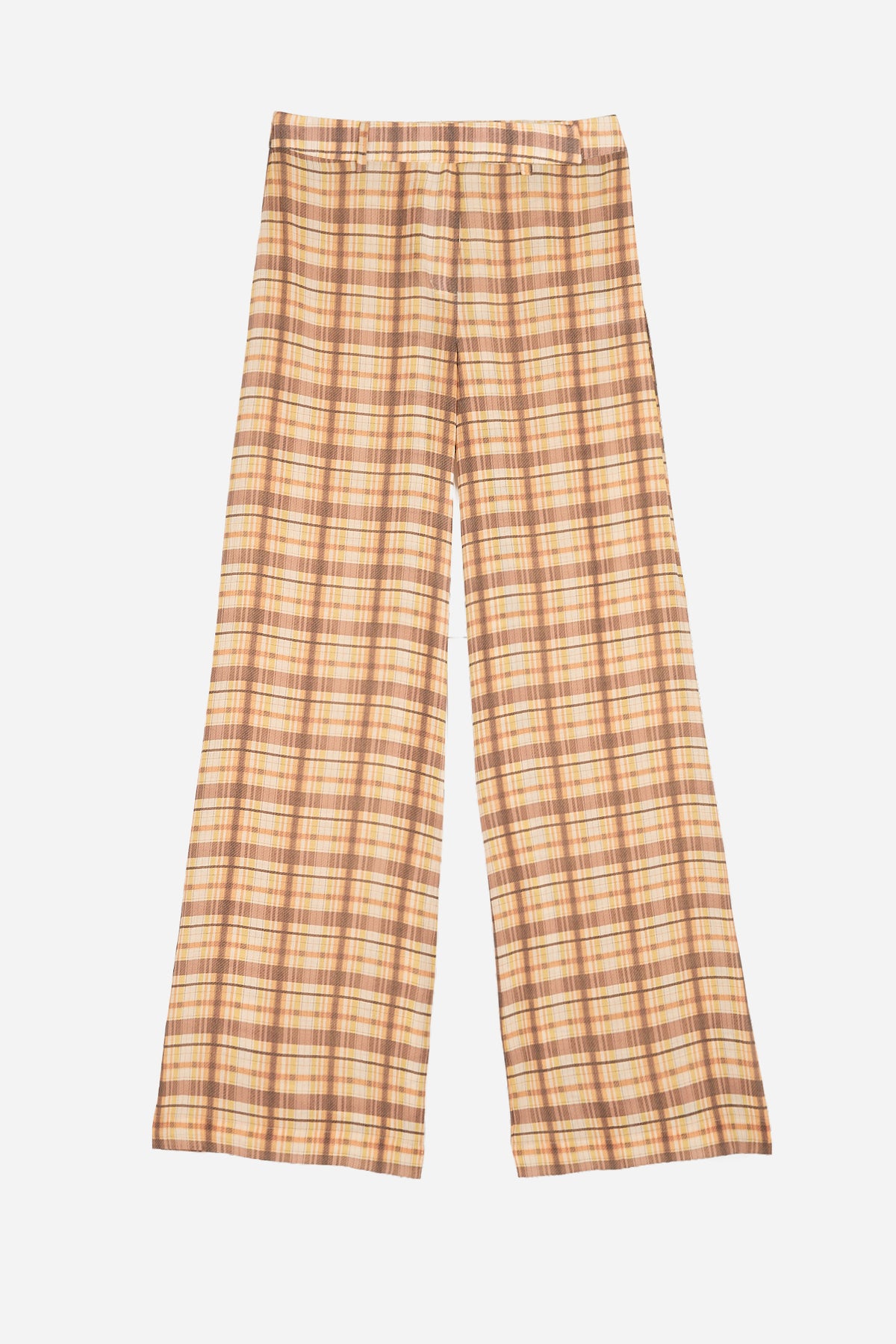 Pantalón Cuadros Amarillo