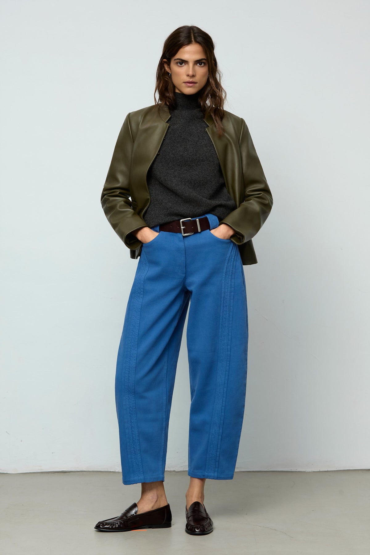 Electric blue Balloon Trousers